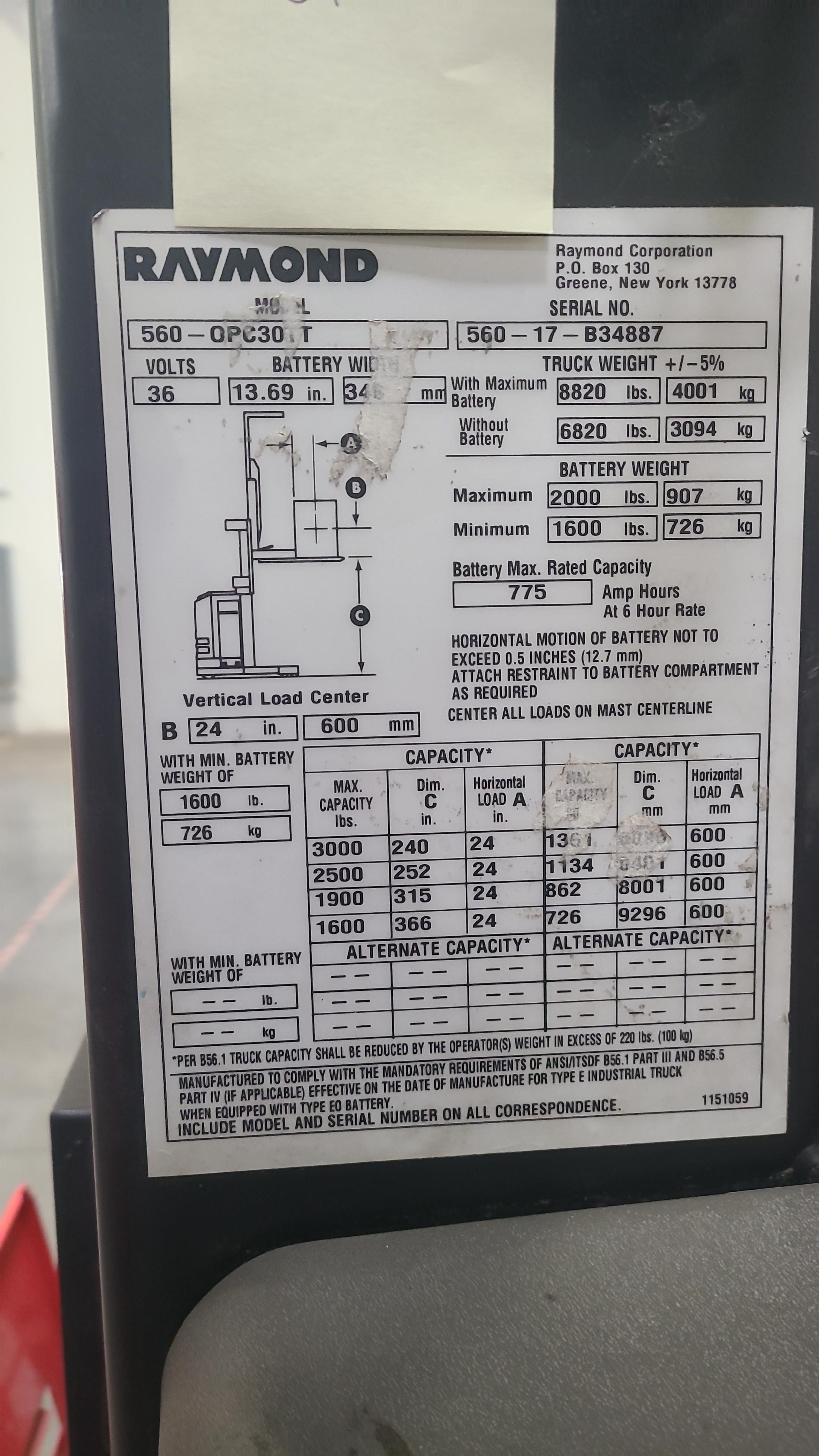 Raymond Order Picker - Wire Guided - Document 2