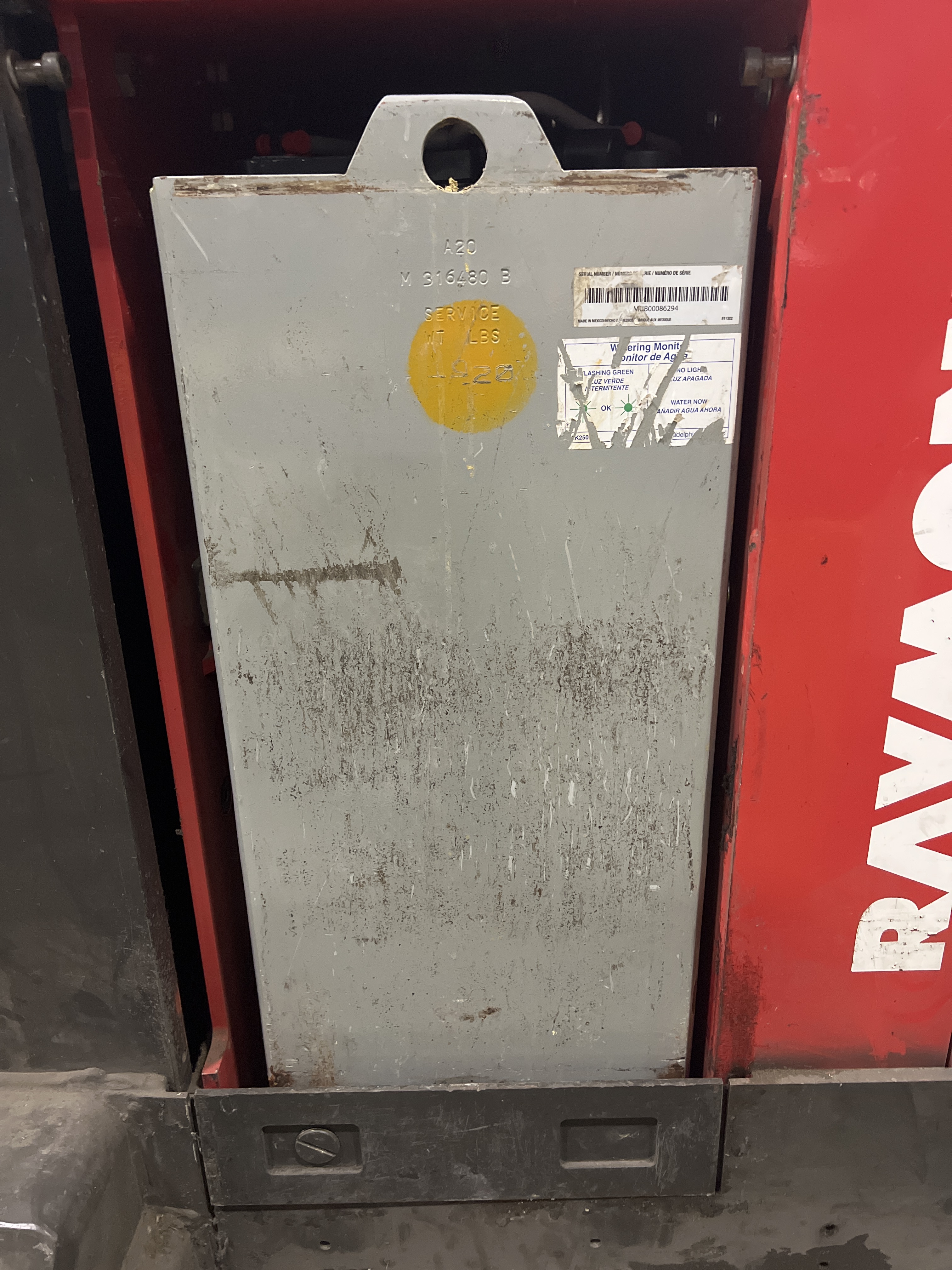 36 Volt Enersys Battery