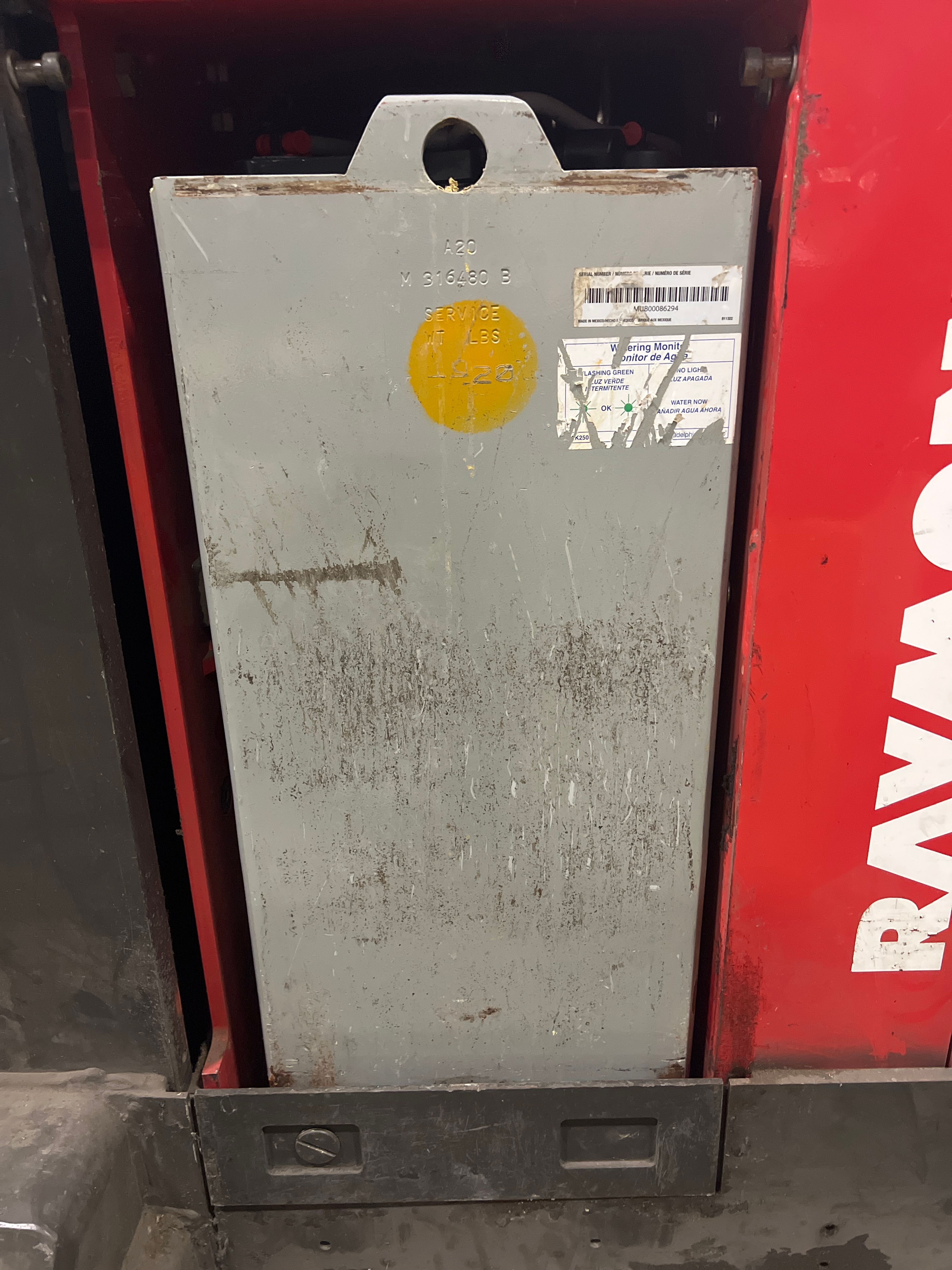 36 Volt Enersys Battery