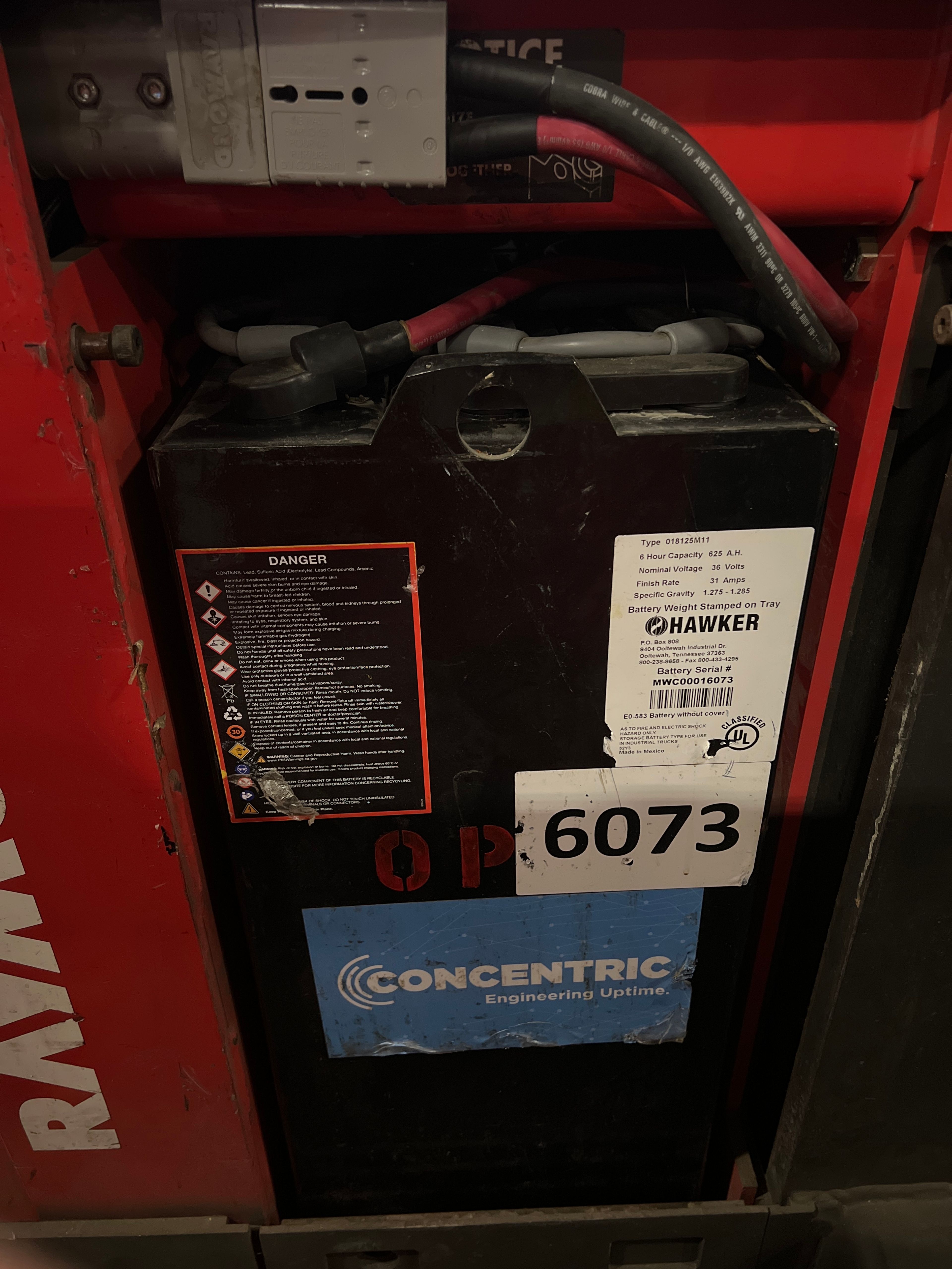 Battery - 36 Volt - Hawker - 2