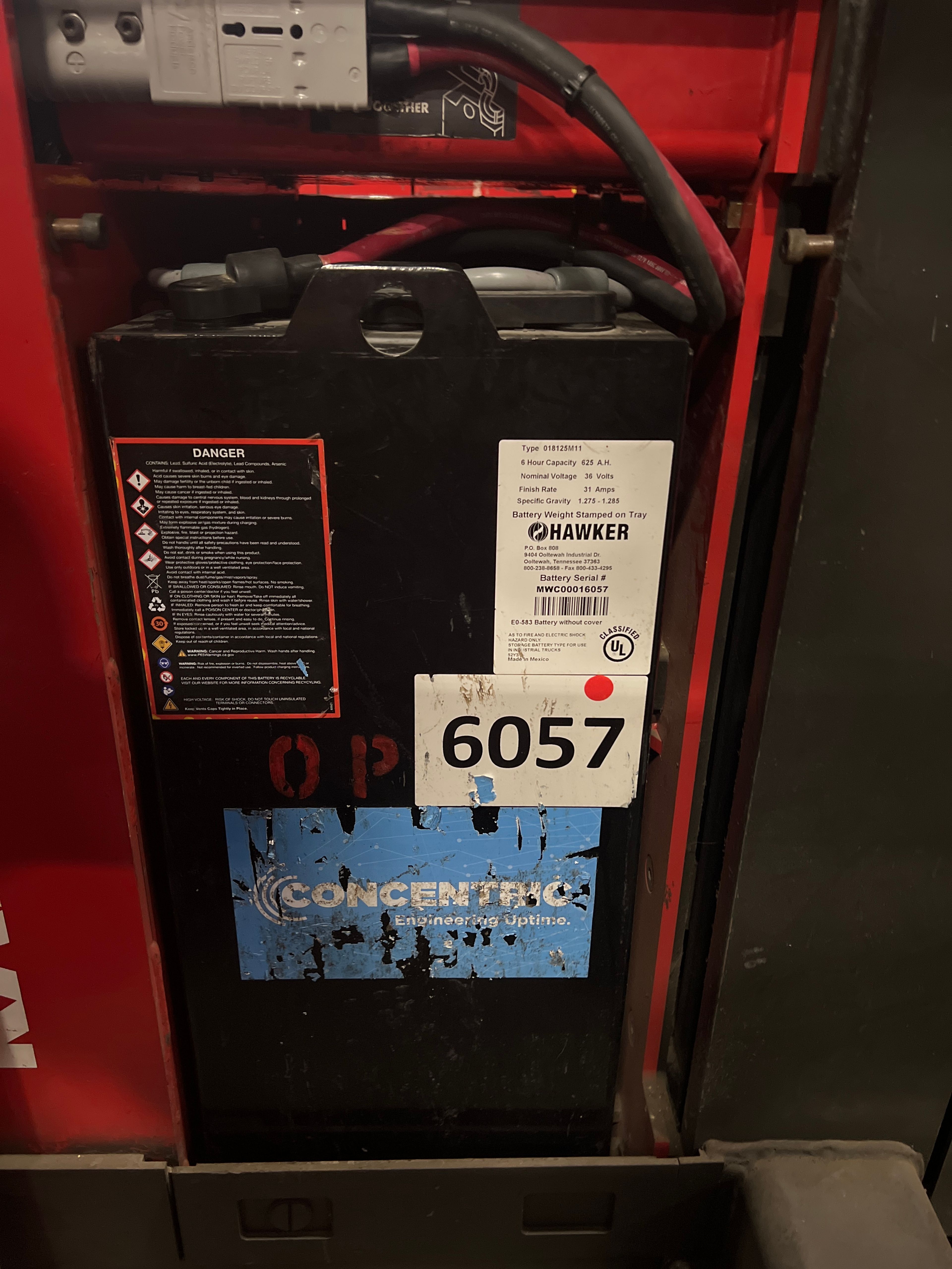 Battery - 36 Volt - Hawker - 2