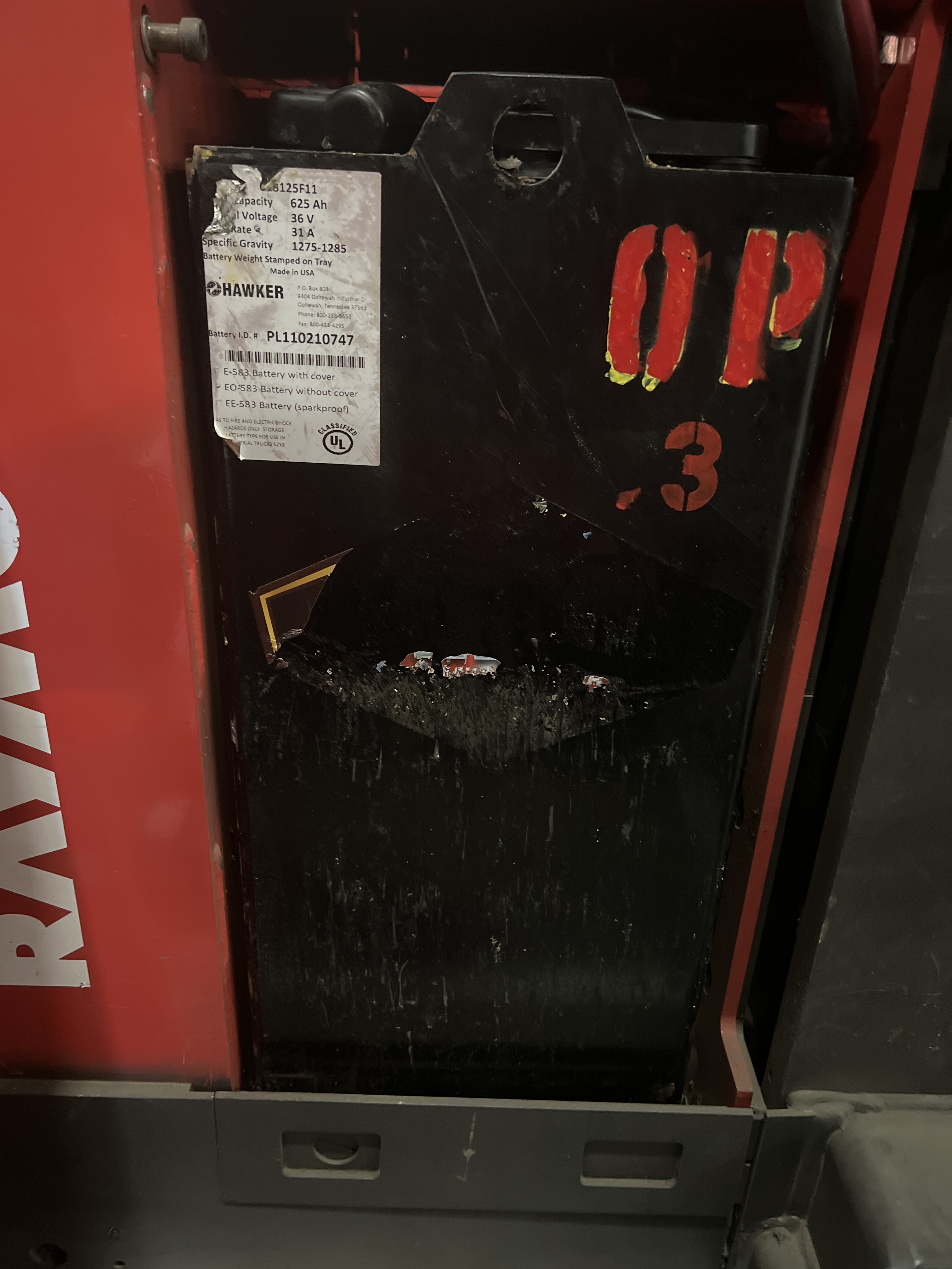 Battery - 36 Volt - Hawker - 2