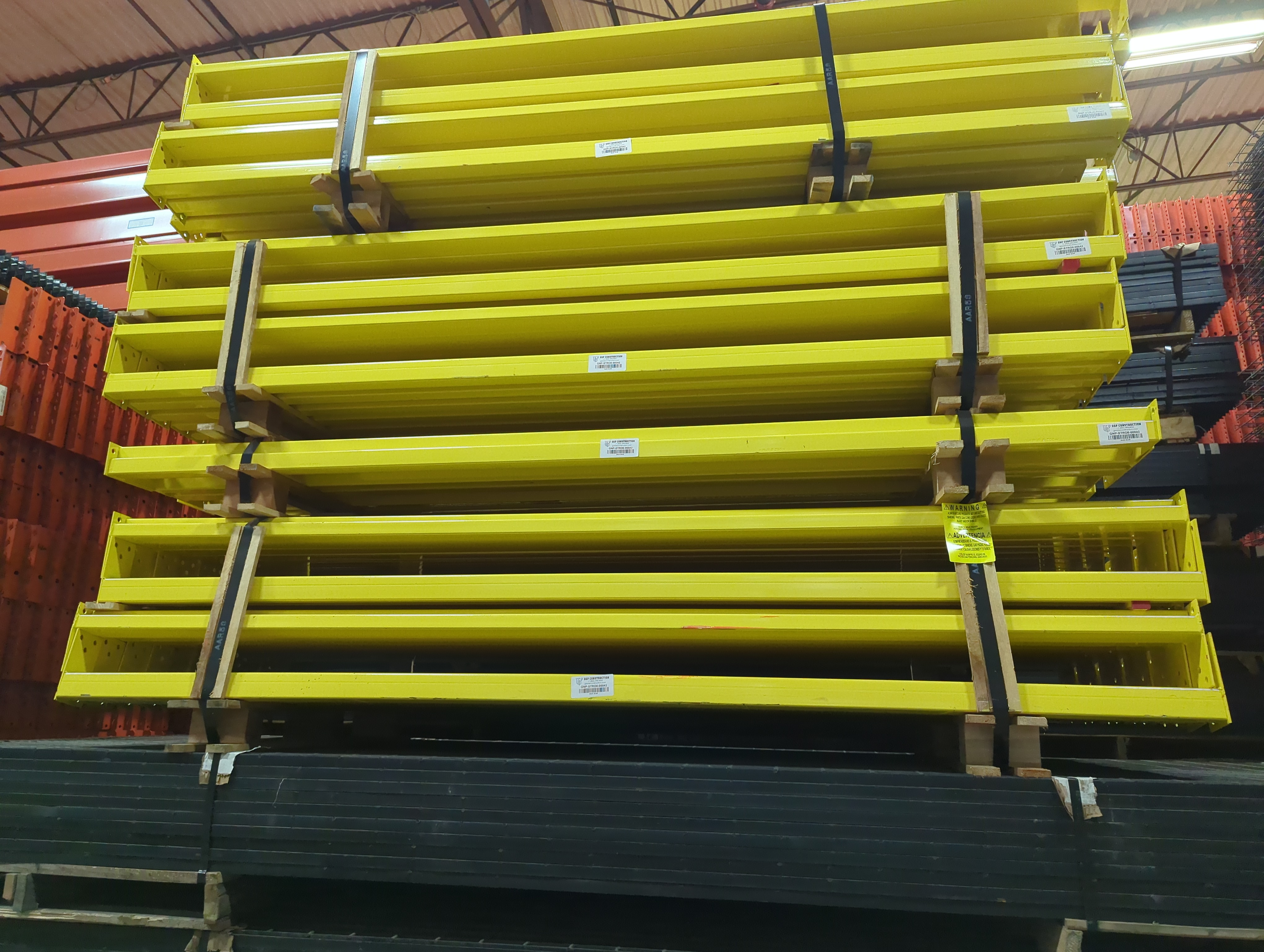 Beam - 108" x 3.5" - Bolted Backstop