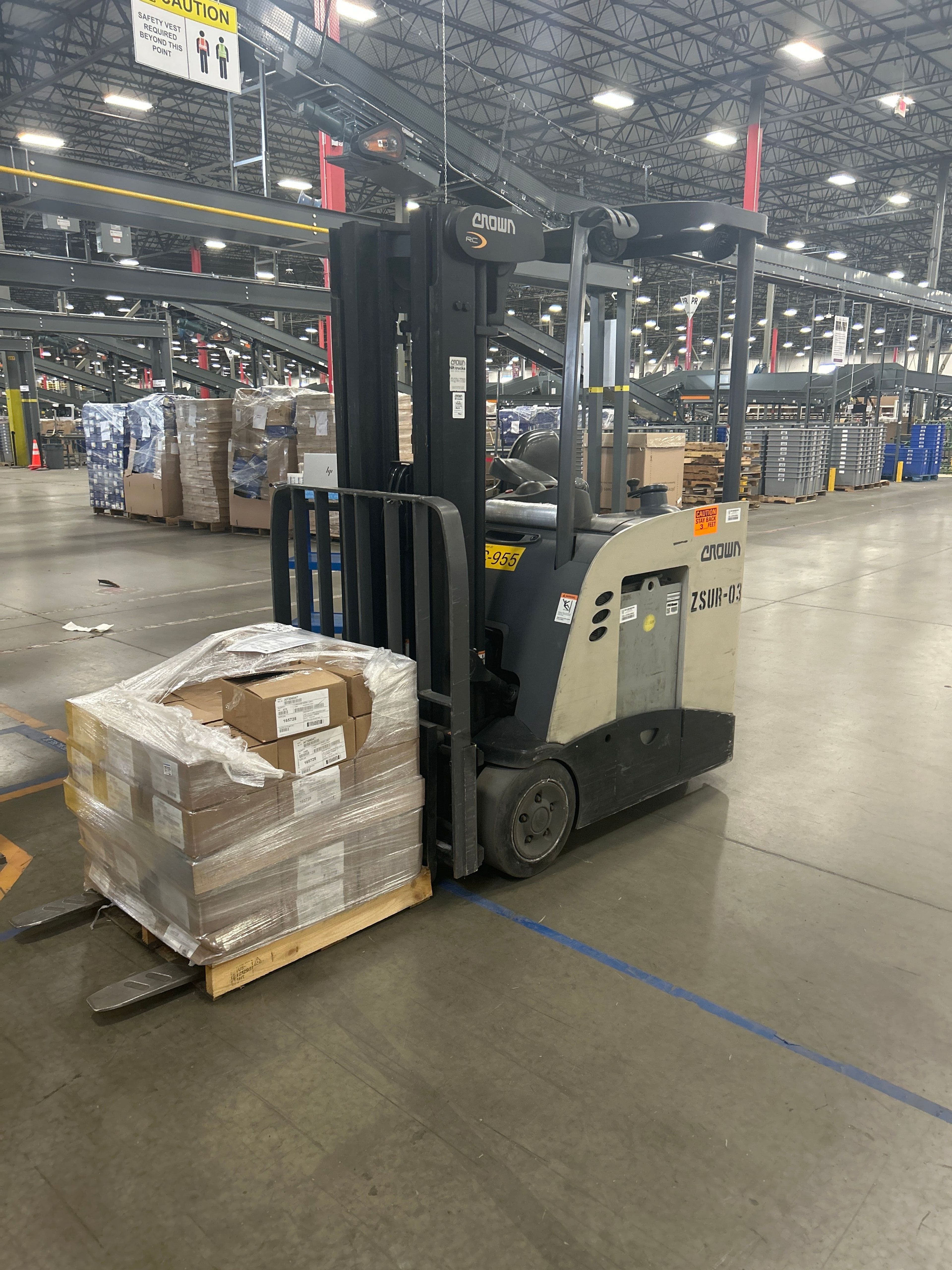 Crown Stand Up Counter Balance Forklift - Document 3