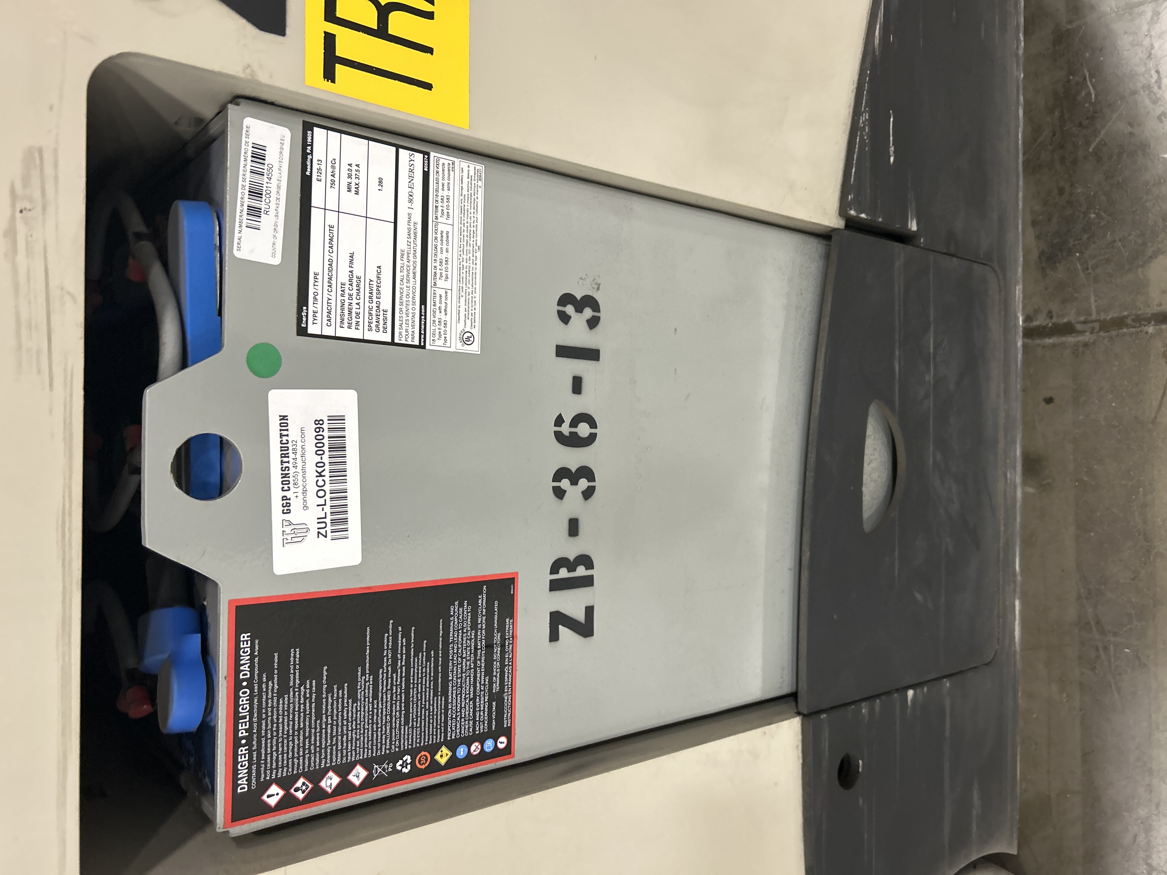 36 Volt Enersys Battery