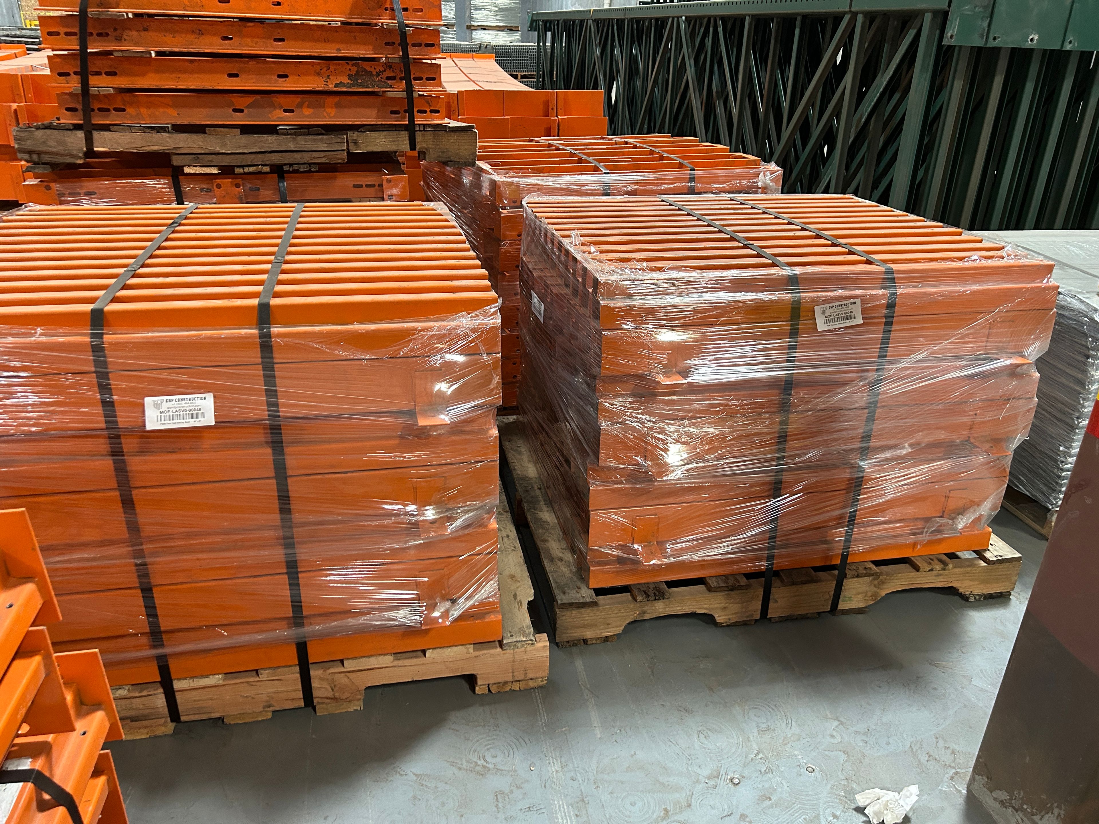 Pallet Flow Front Resting Beam