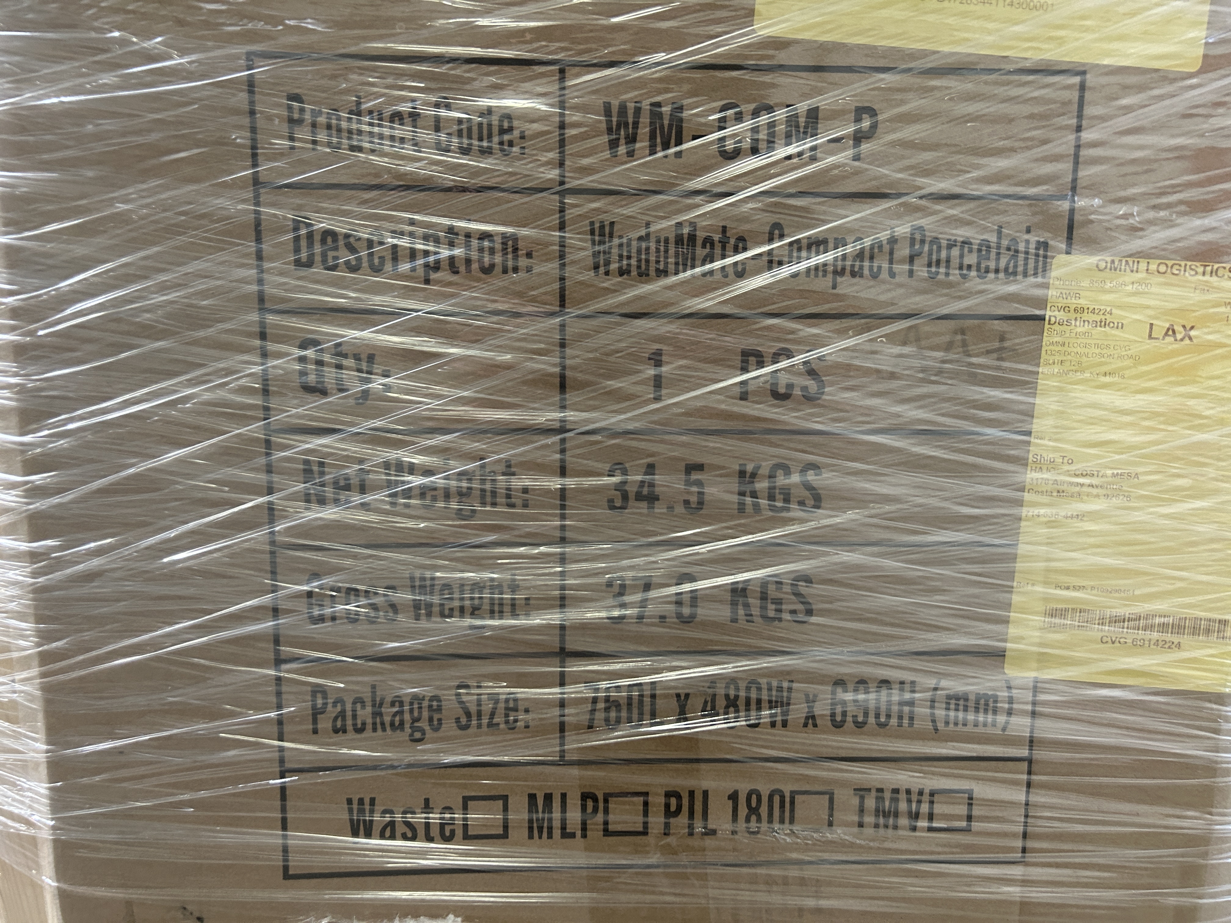 Compact Porcelain Foot Bath