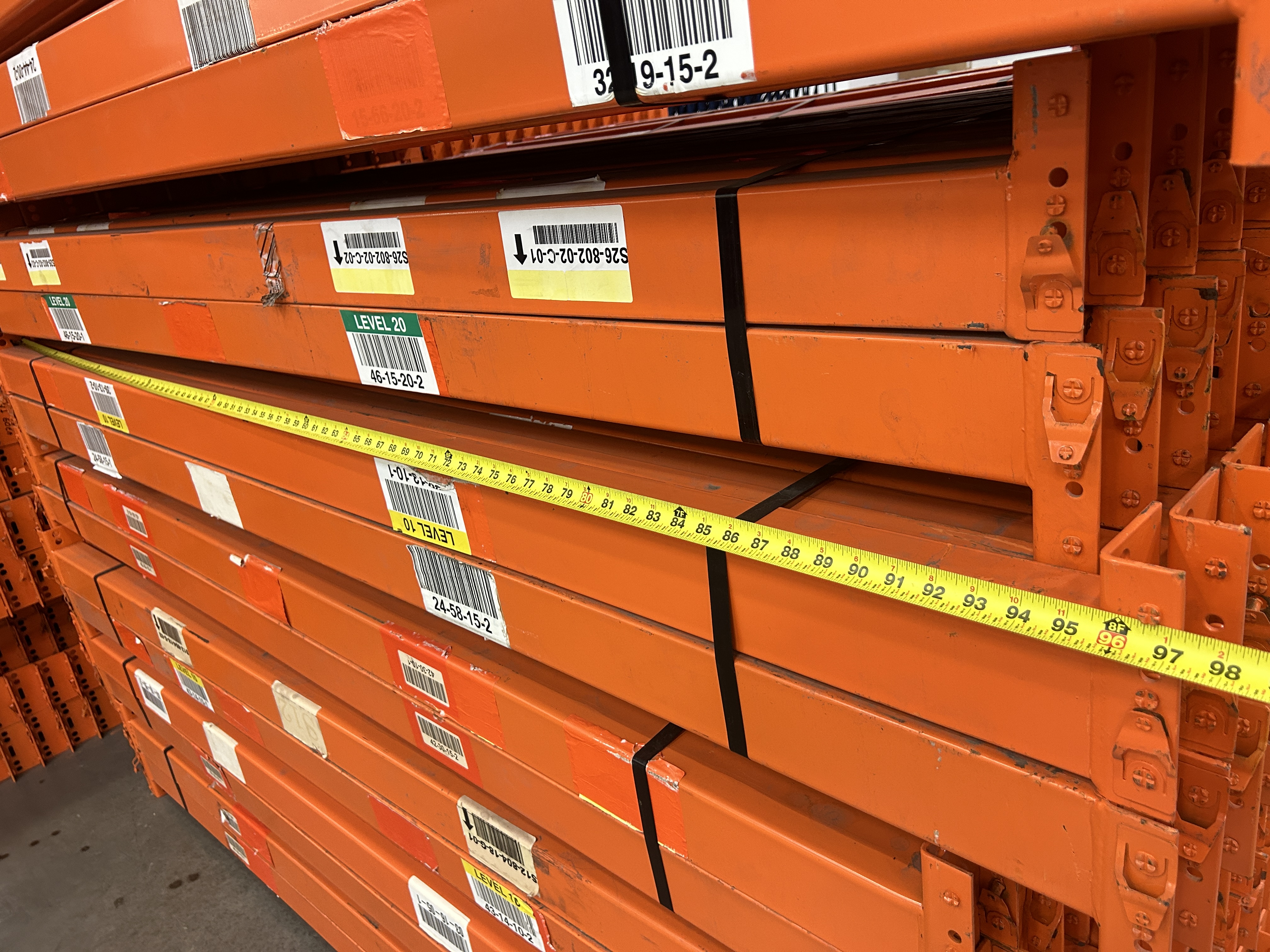 Beam - 96" x 3 1/2" - Teardrop