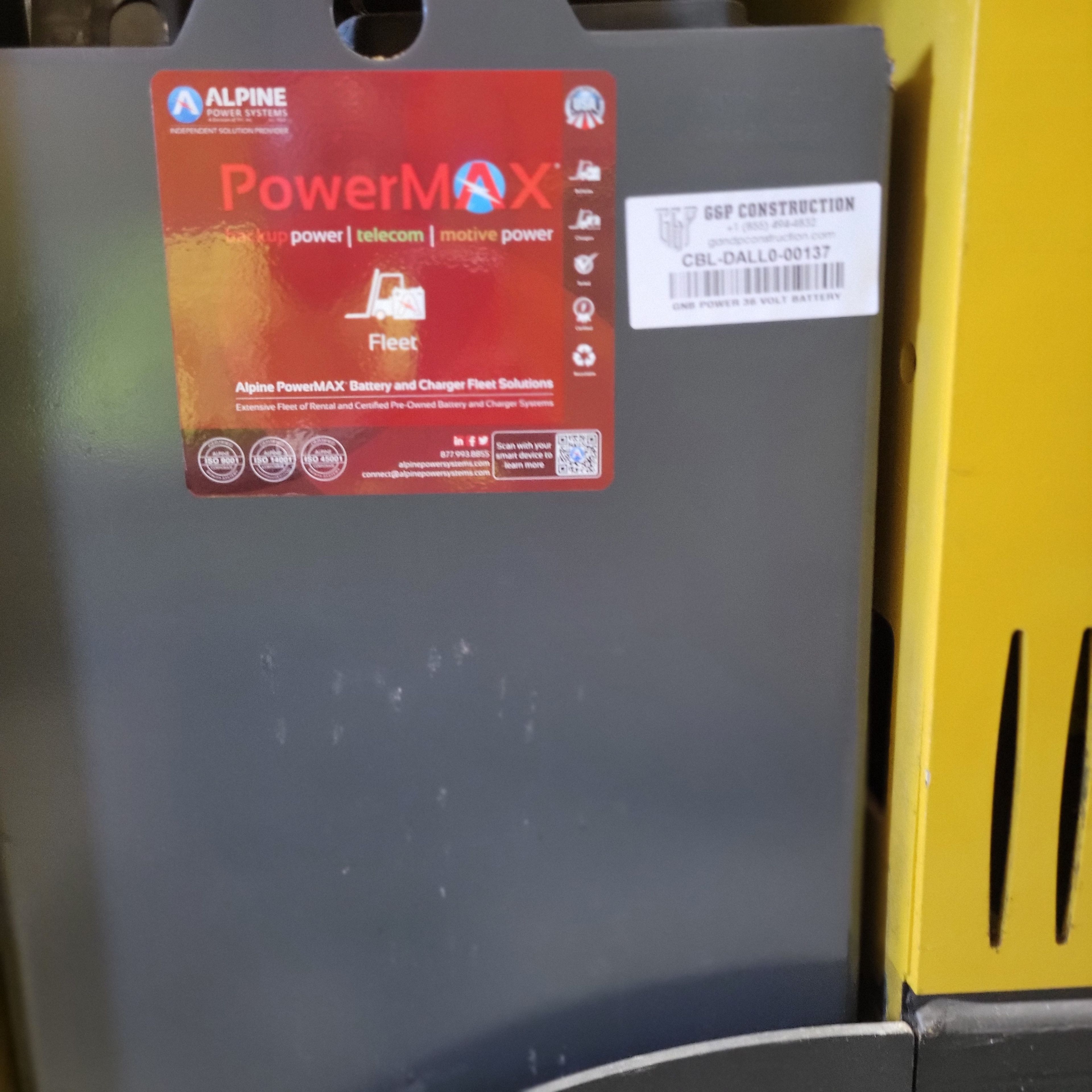 Battery - 36 Volt - GNB Power