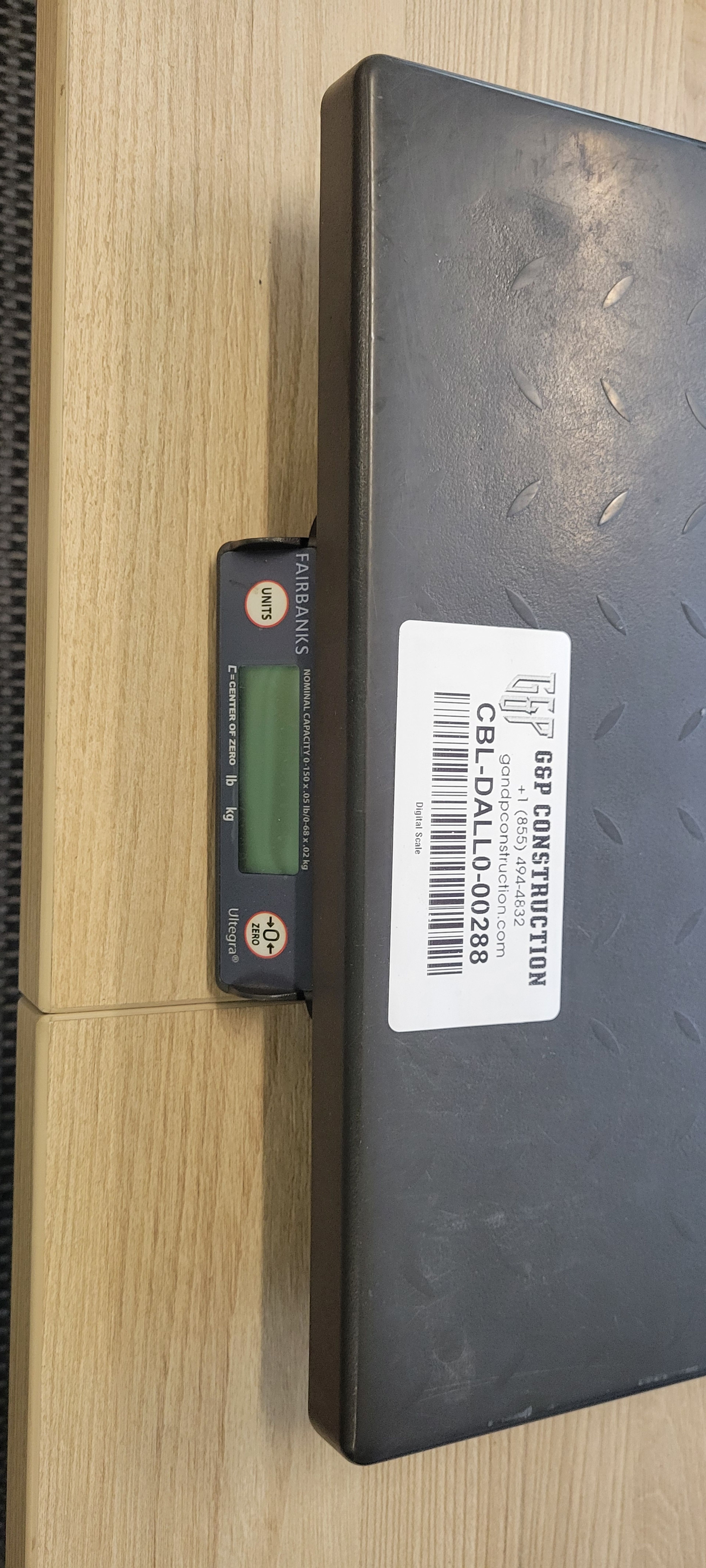 Table Scale - Fairbank Scale - Document 4