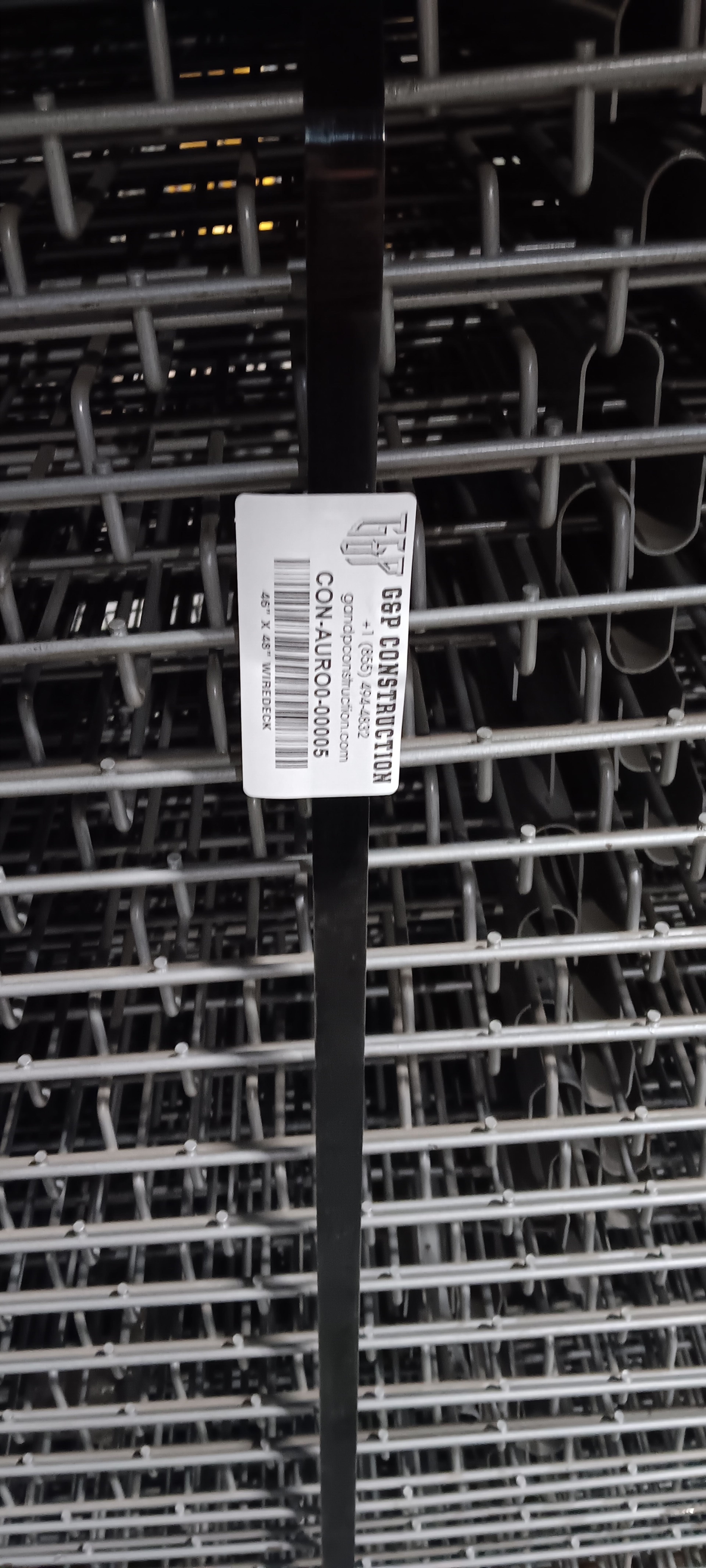 Wire Deck - 48" x 46" - Outside Waterfall