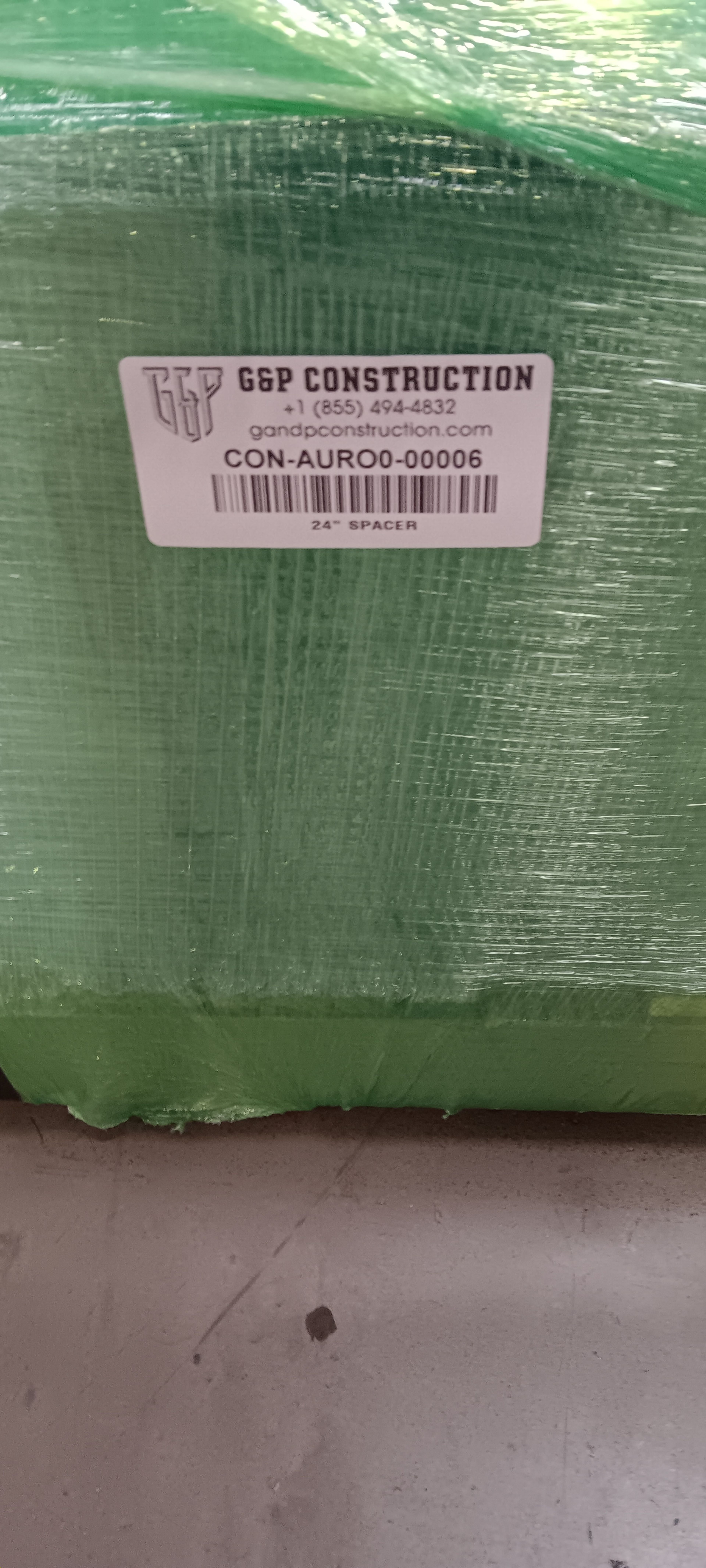 Row Spacer - 24" x 4" - Document 2