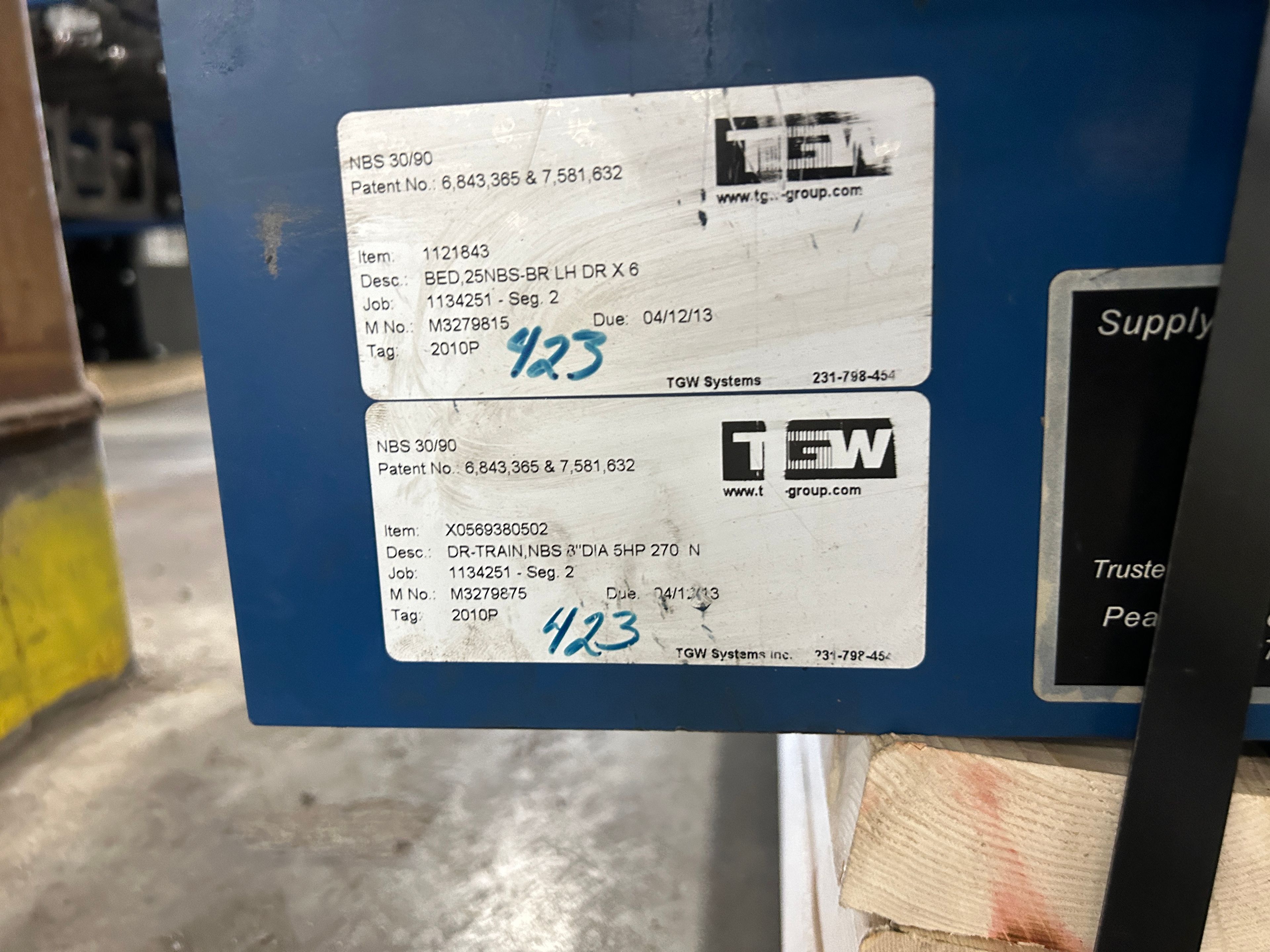 Conveyor - Bed - 25" x 72" - T - Document 2