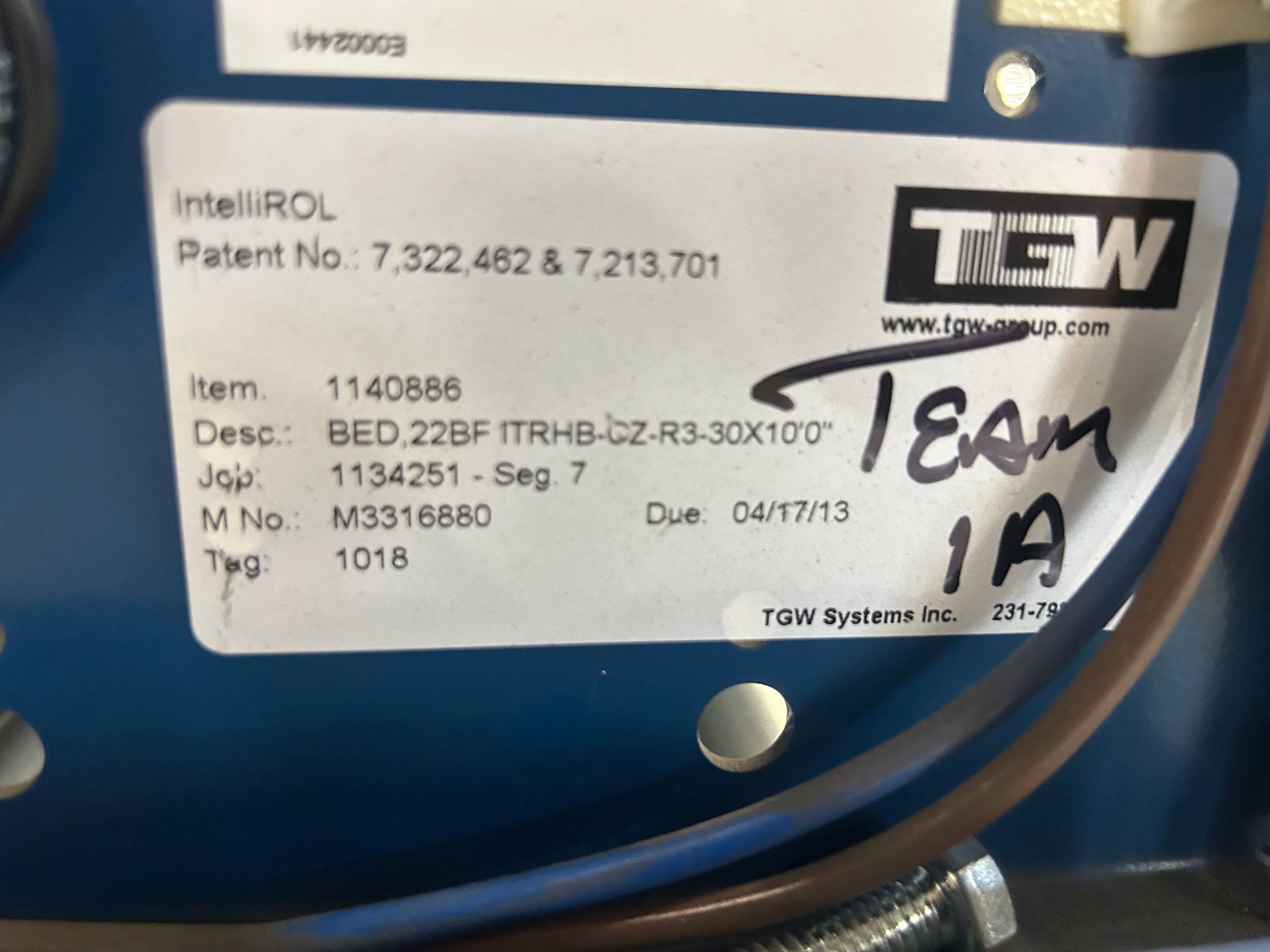 Conveyor - Bed - 22" x 120" - - Document 2