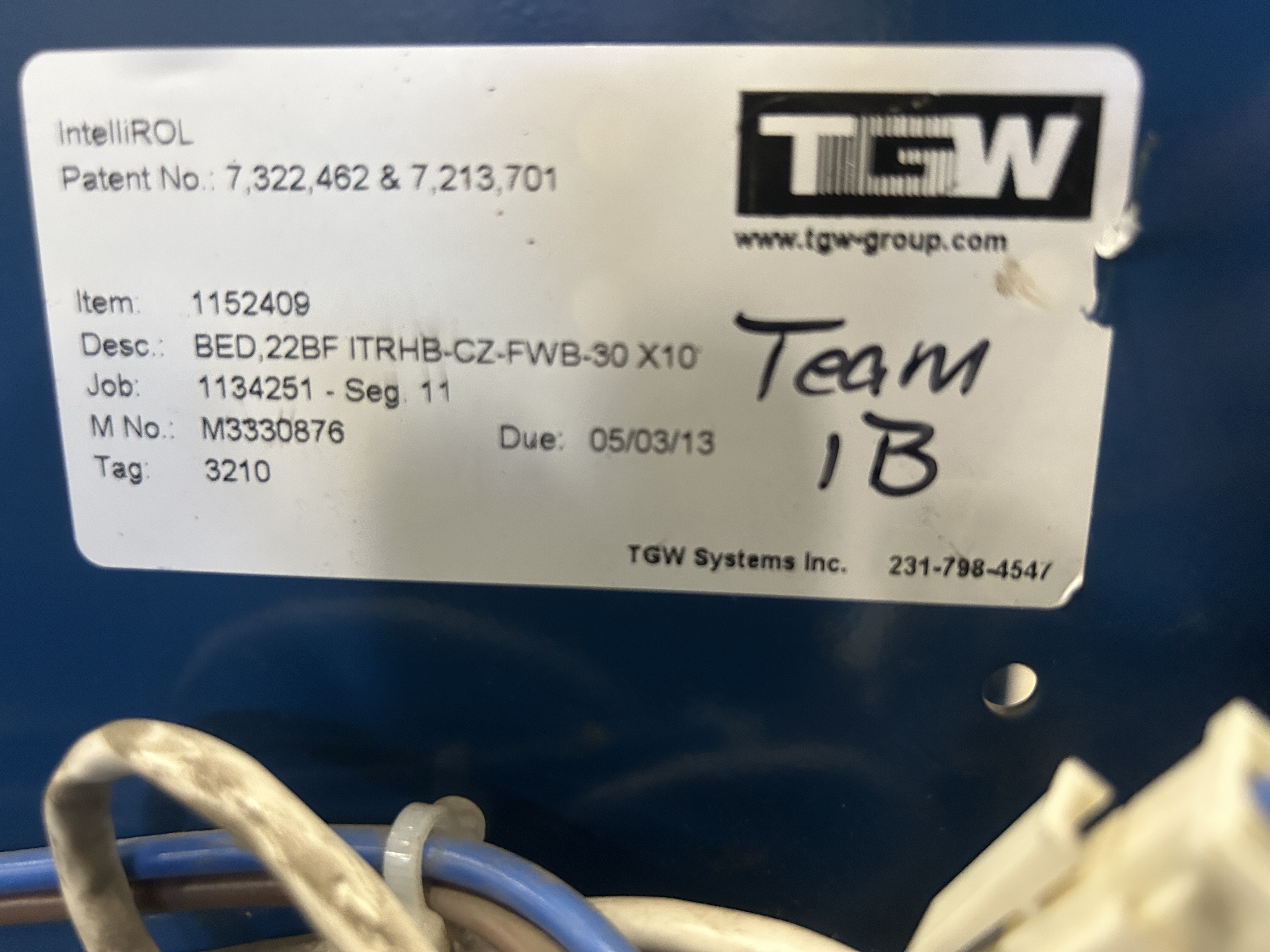 Conveyor - Bed - 22" x 120" -