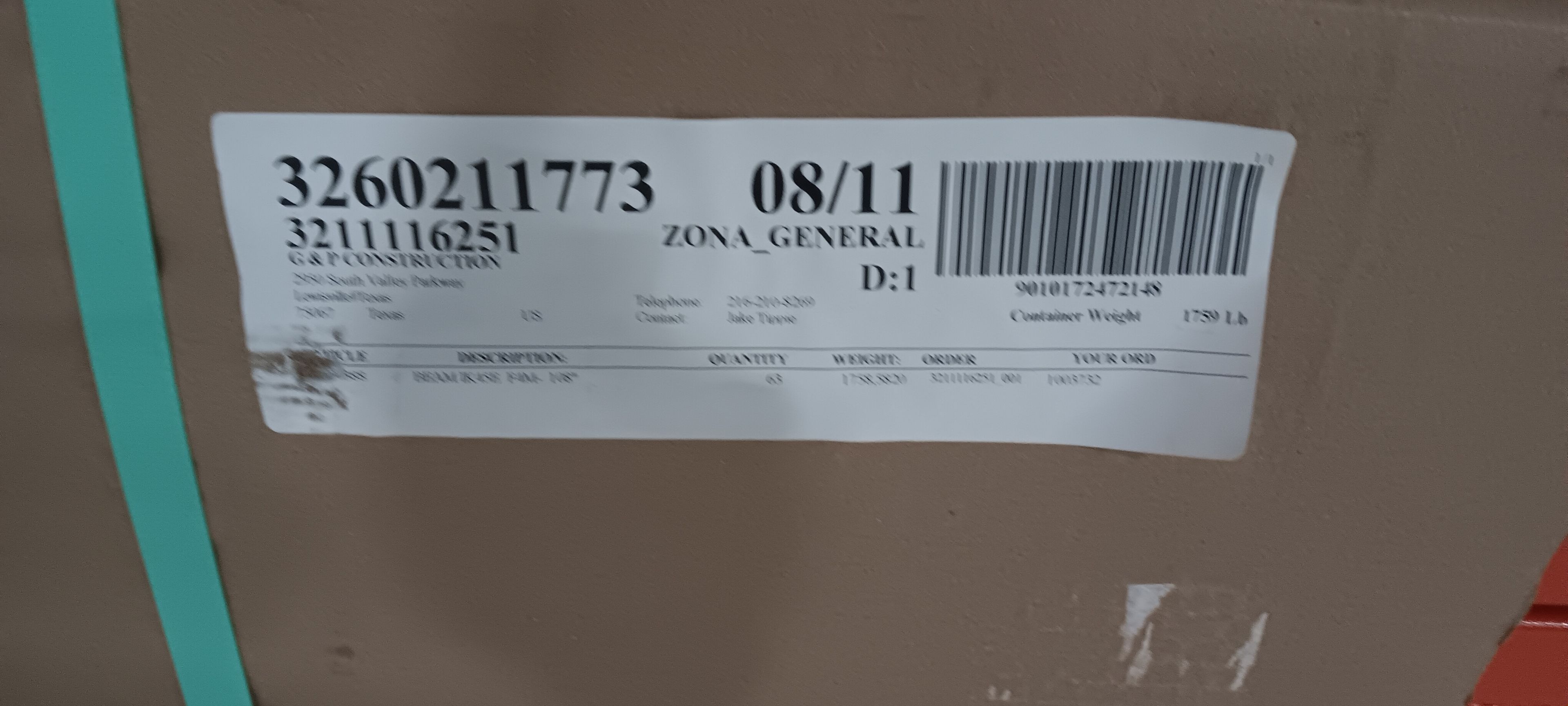 Beam - 108" x 4-1/2" - IK45E - Document 3