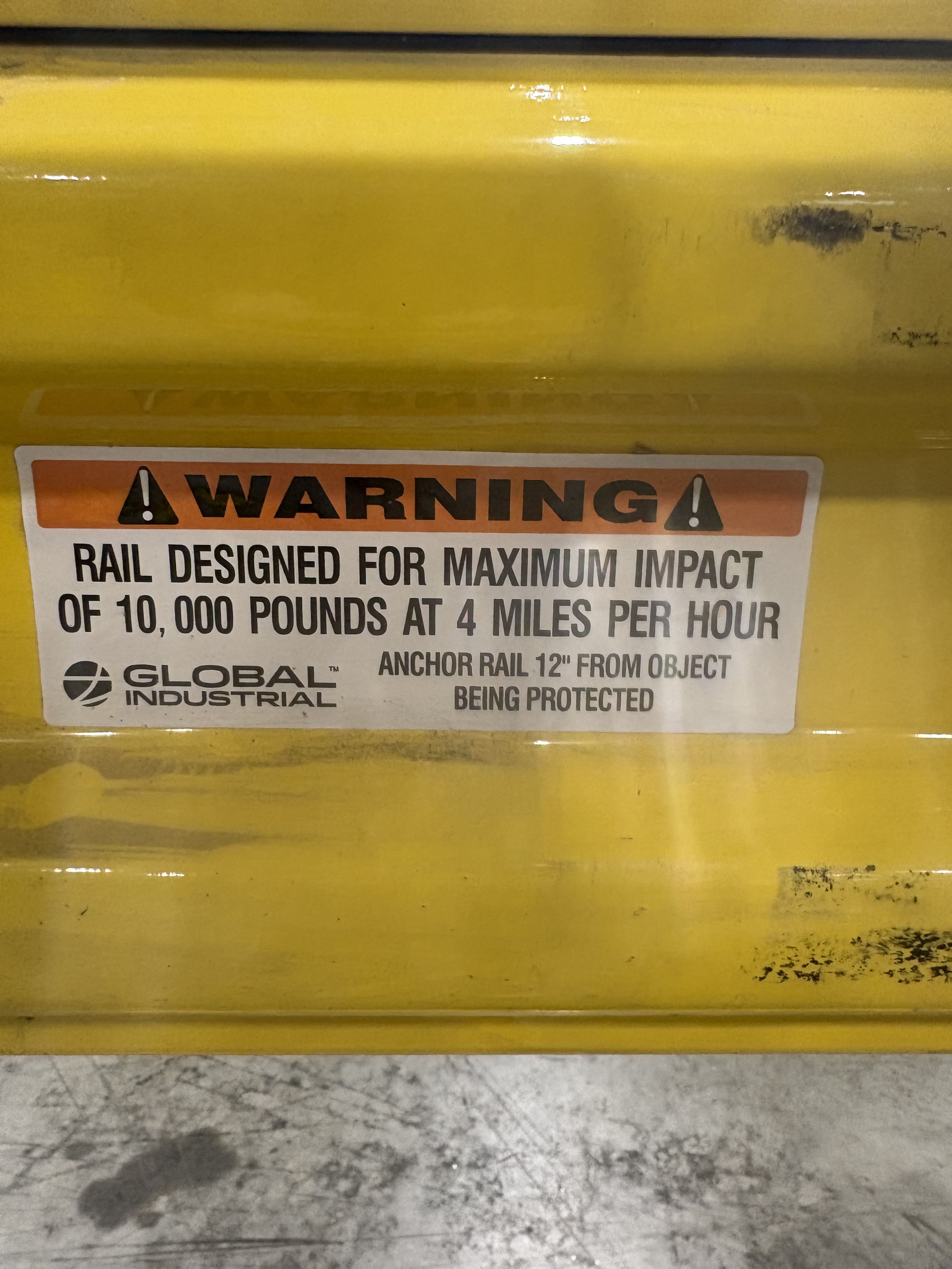 Guardrail - 116" x 12" - Document 11