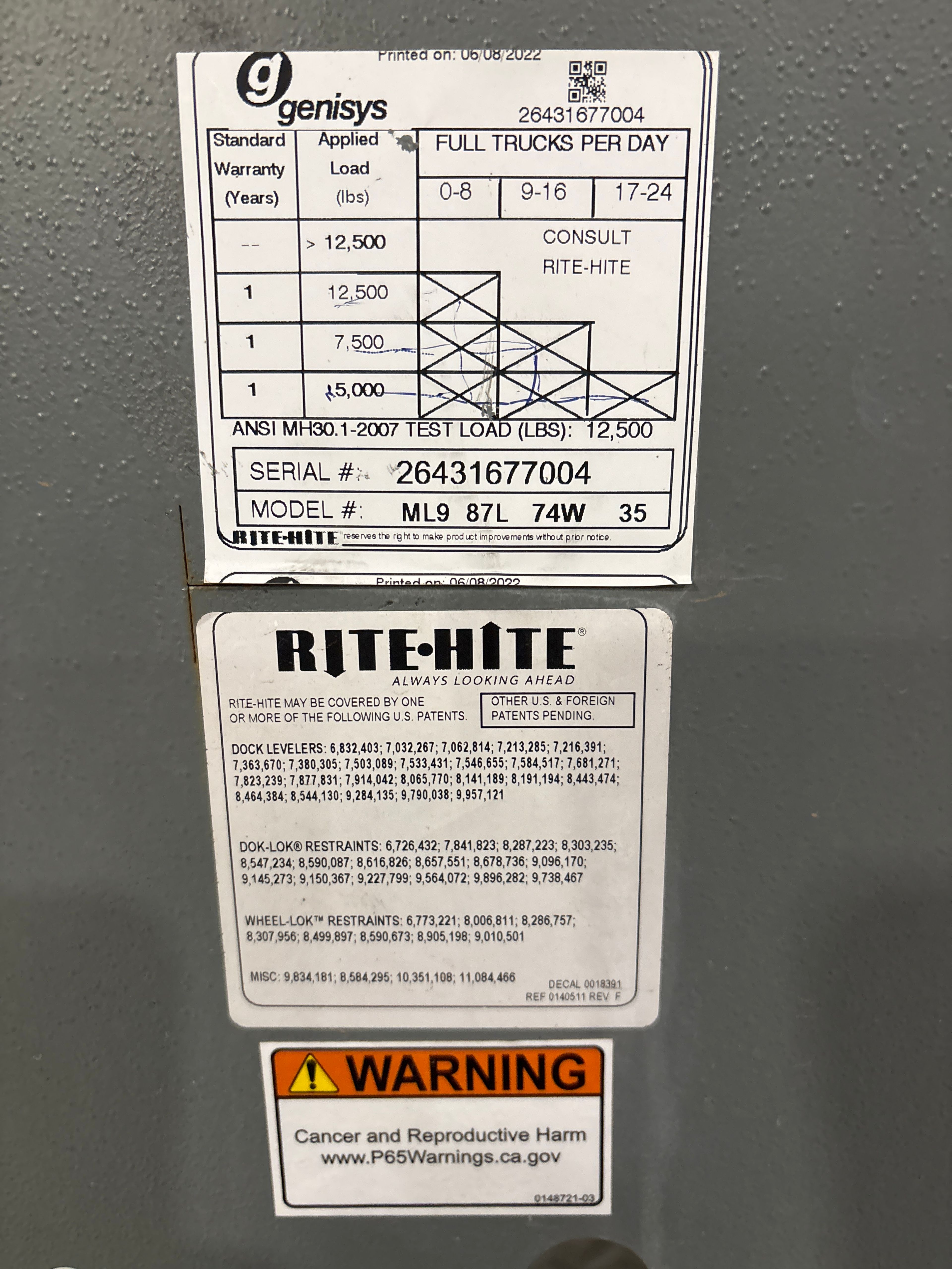 Rite-Hite Dock Leveler - Document 5