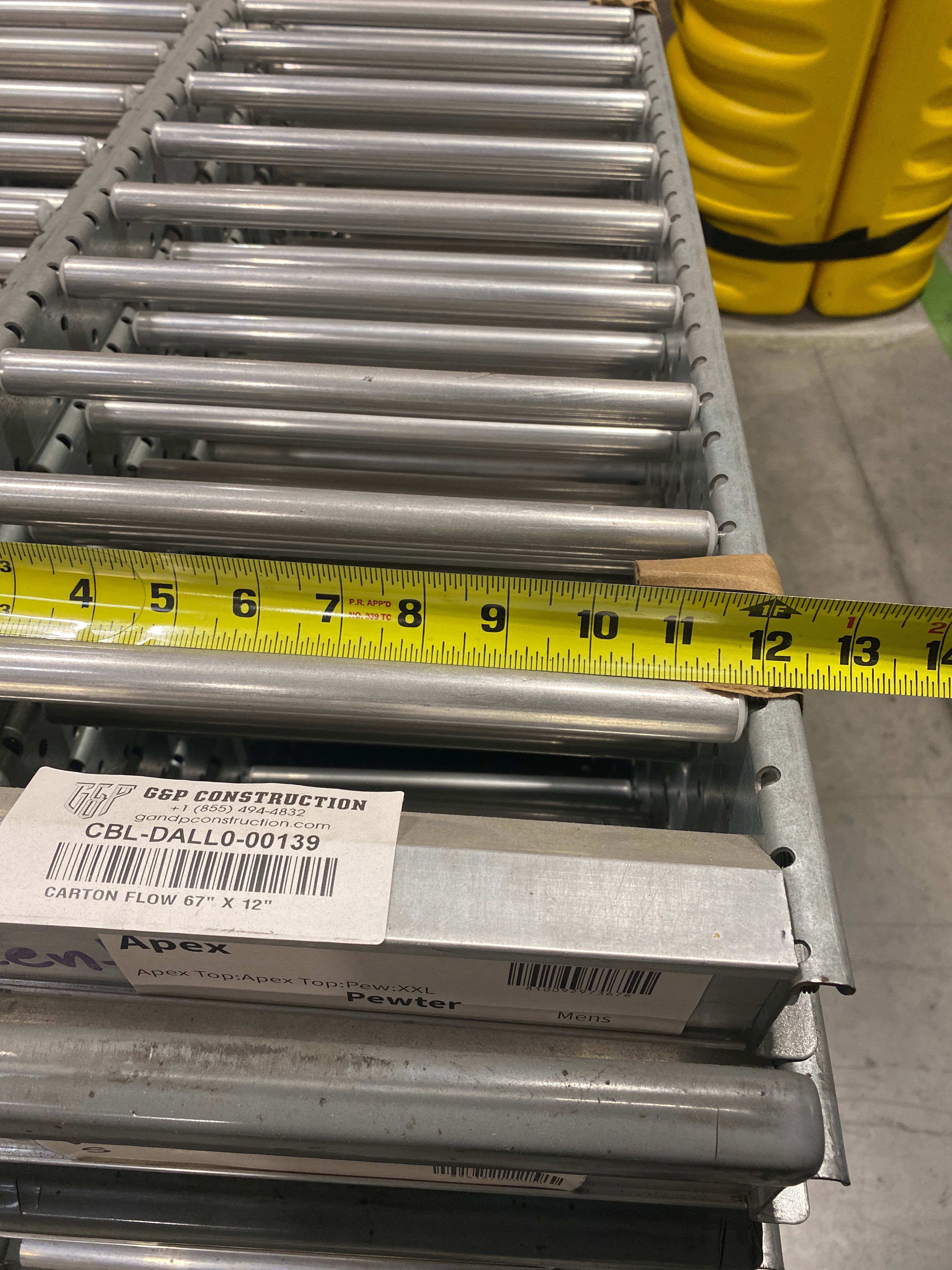 Carton Flow - 67" x 12" - Document 5