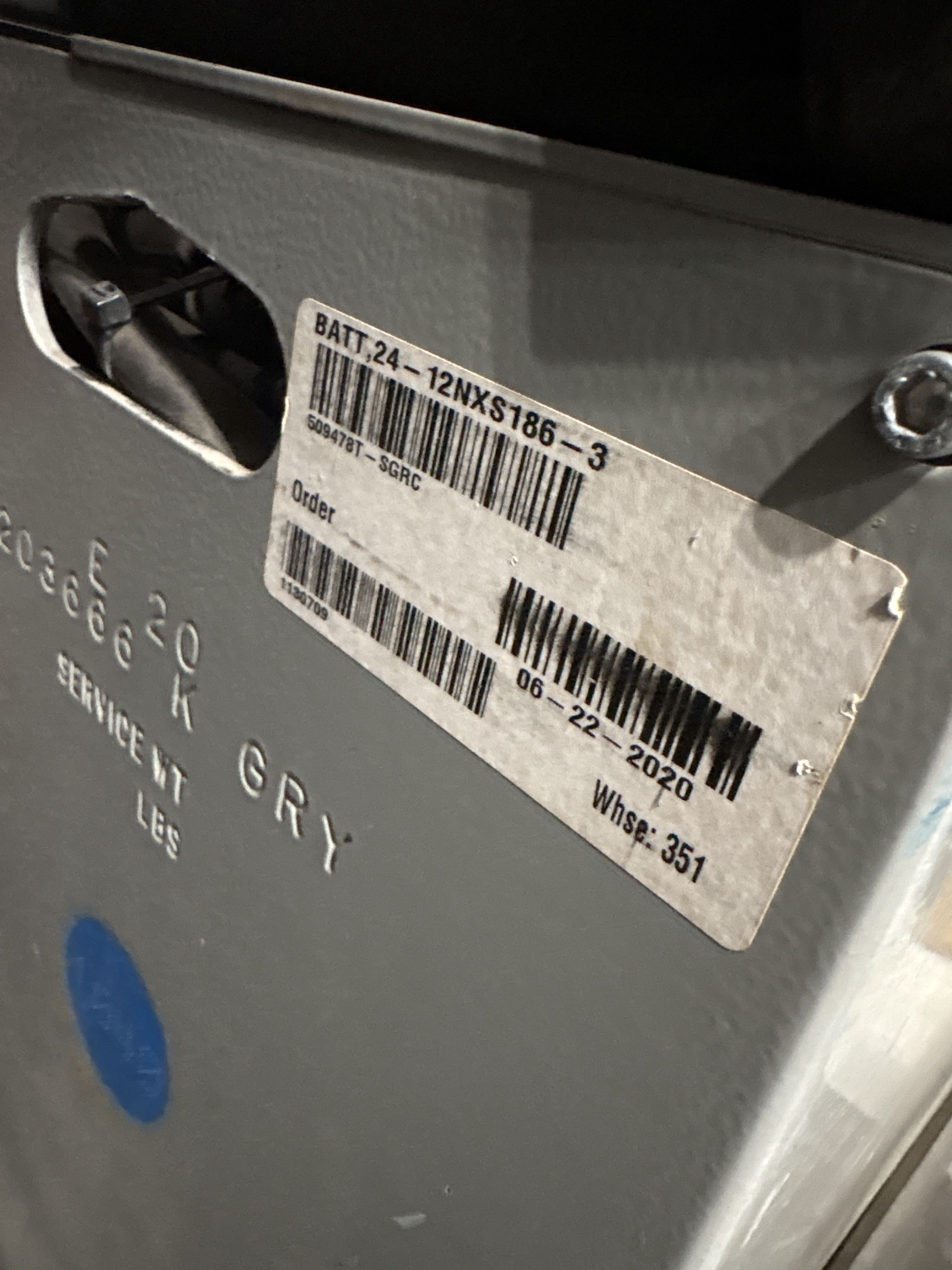 24 Volt Enersys Battery - Document 3