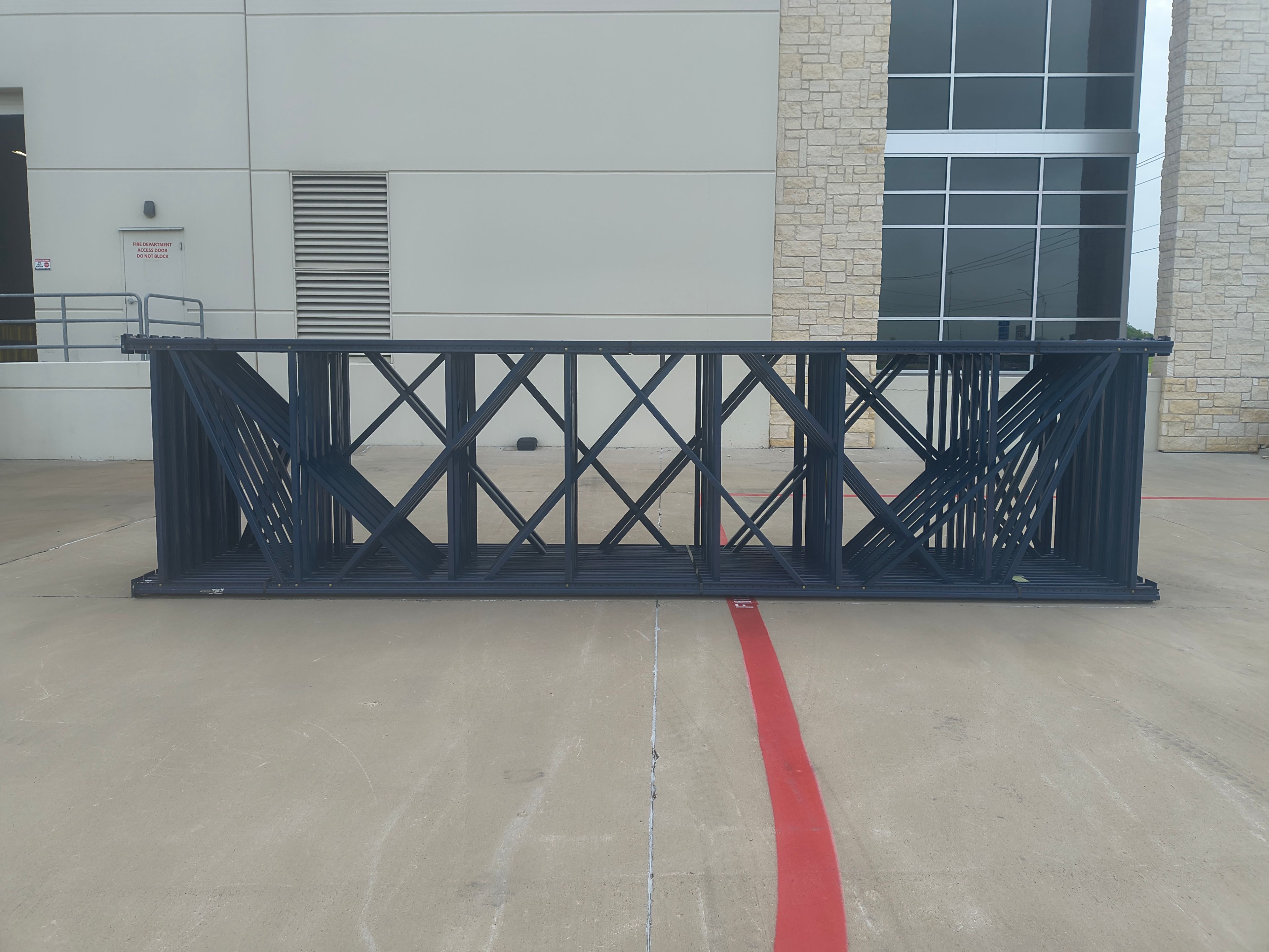 Upright Frame - 60" x 20' - Teardrop