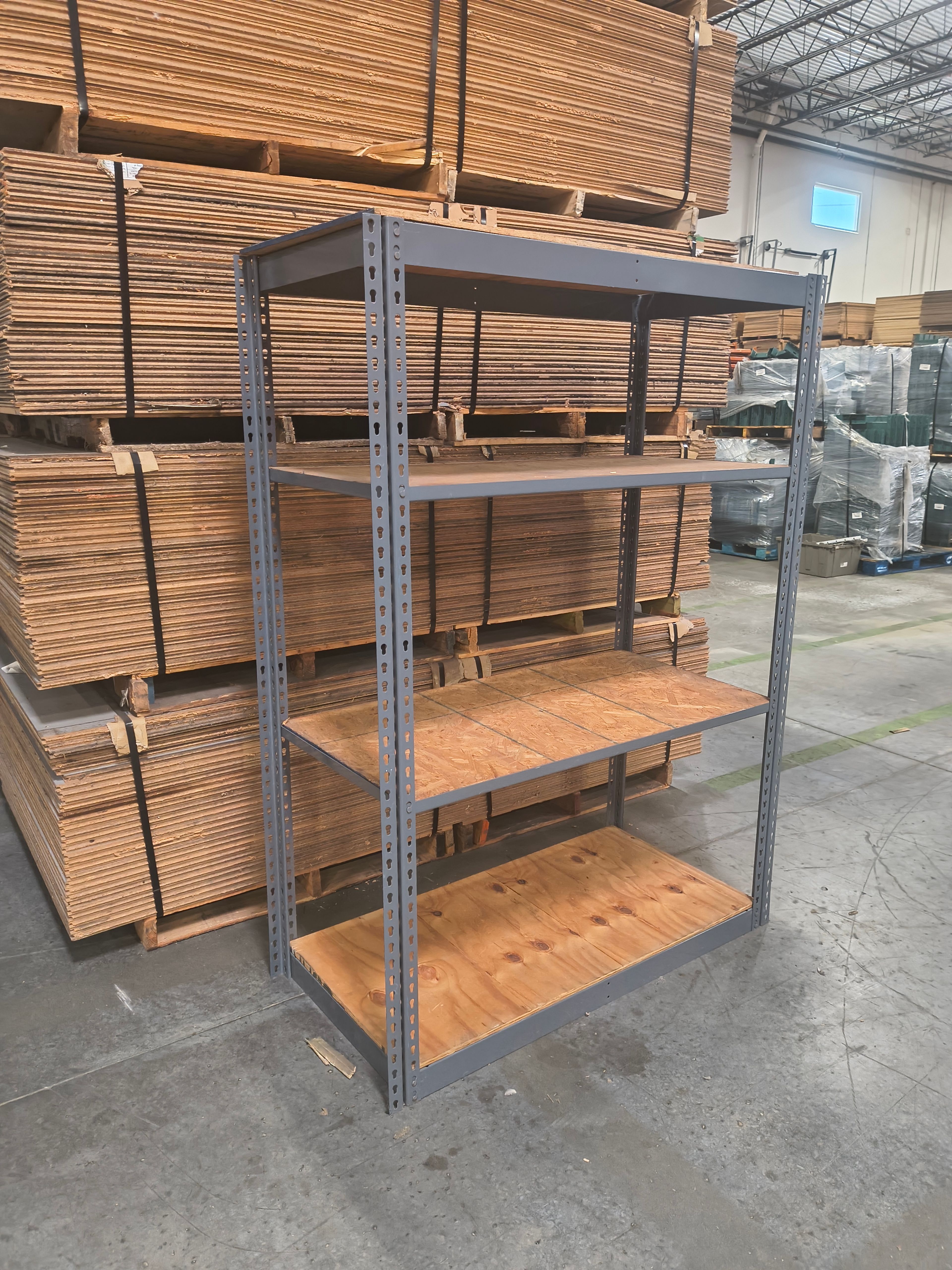 Riveted Shelving - Angled Post 2" x 72"