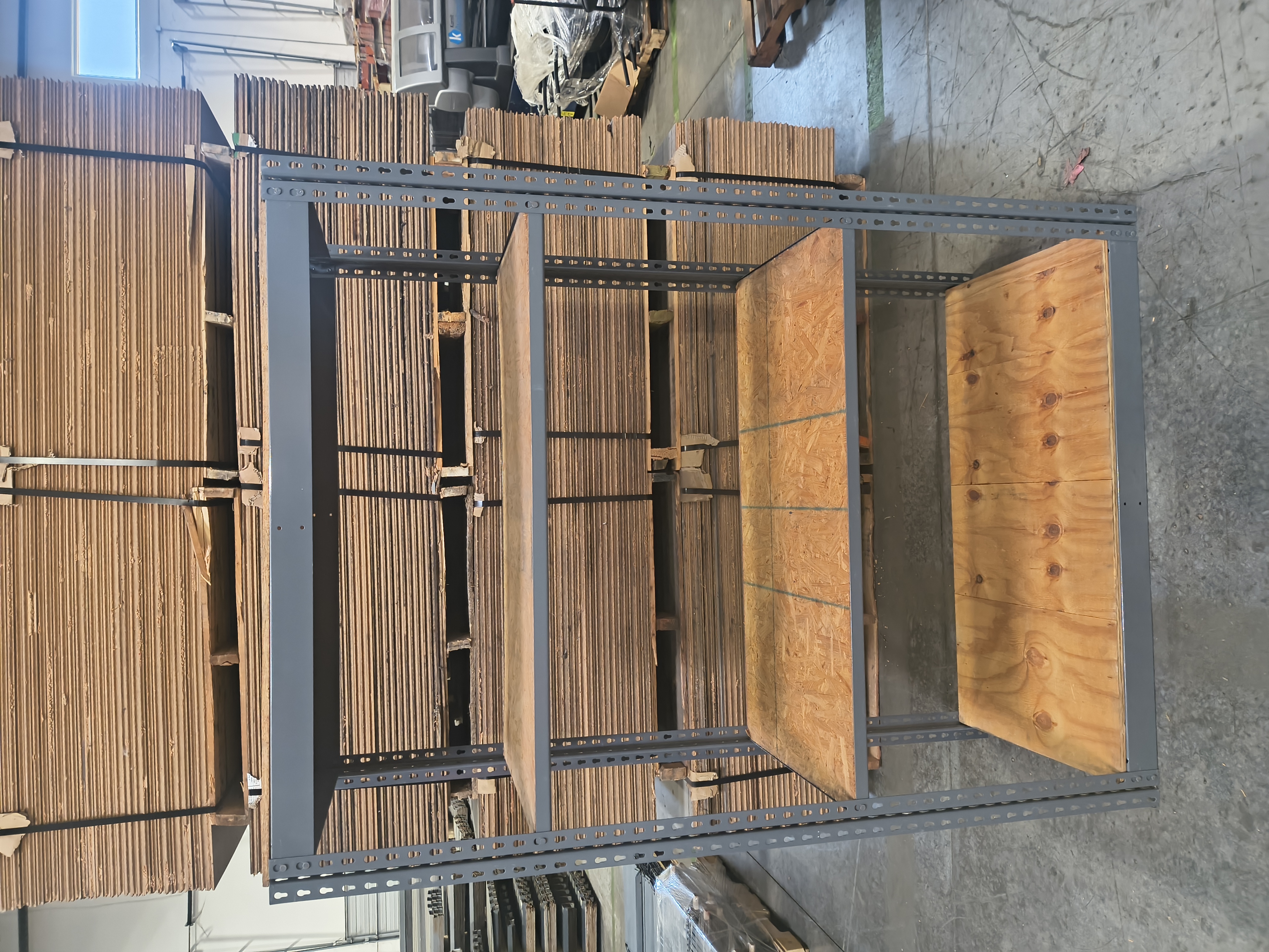 Rivet Shelving Top and Bottom (Side) Beam - 24" x 2 3/4"