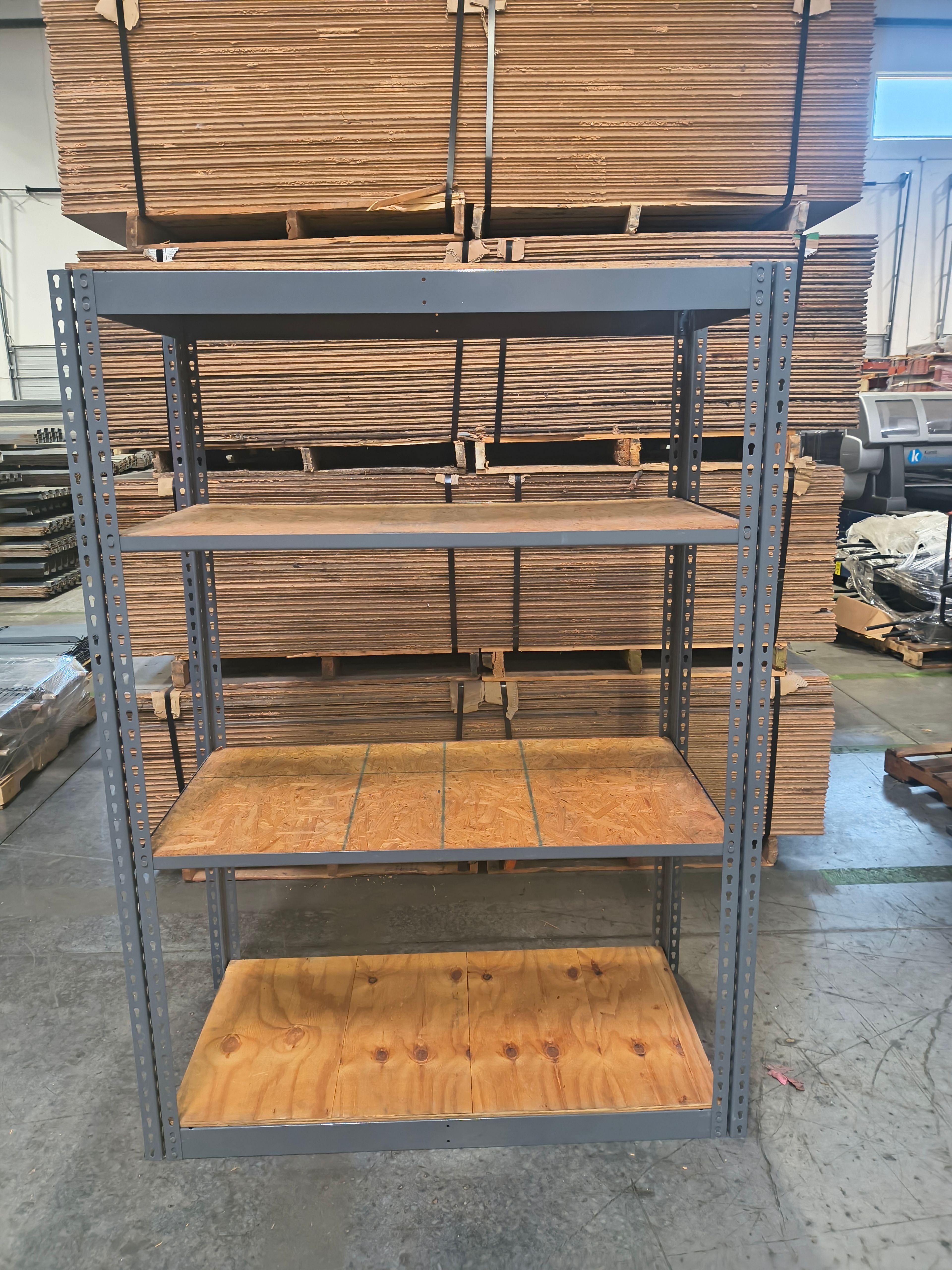Rivet Shelving Top and Bottom (Side) Beam - 24" x 2 3/4"