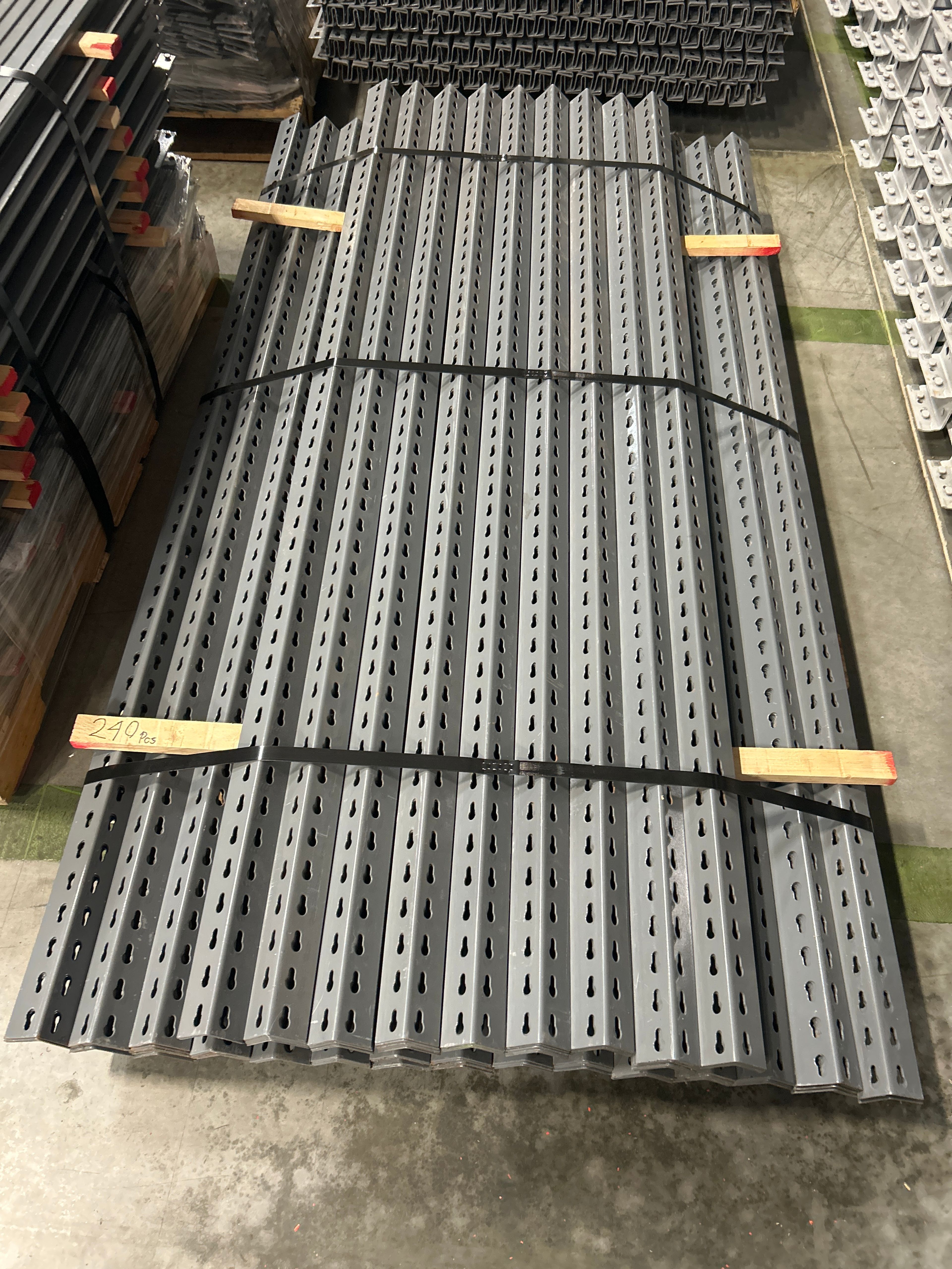 Rivet Shelving Angle Post 72"