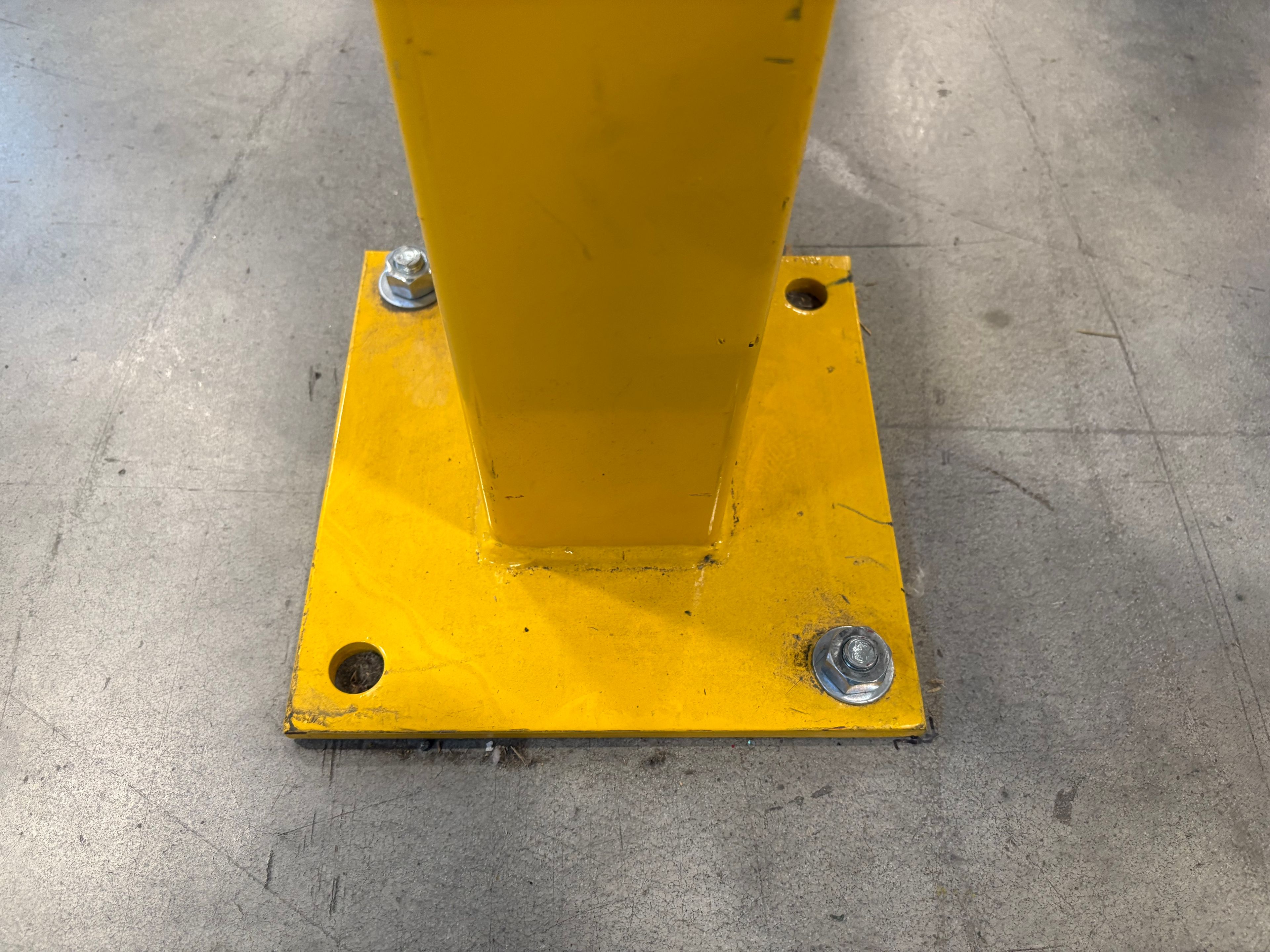 Guardrail Post - Double High "Save"ty - 4" x 4" x 42" - Slotted (No Bolt) - Document 3