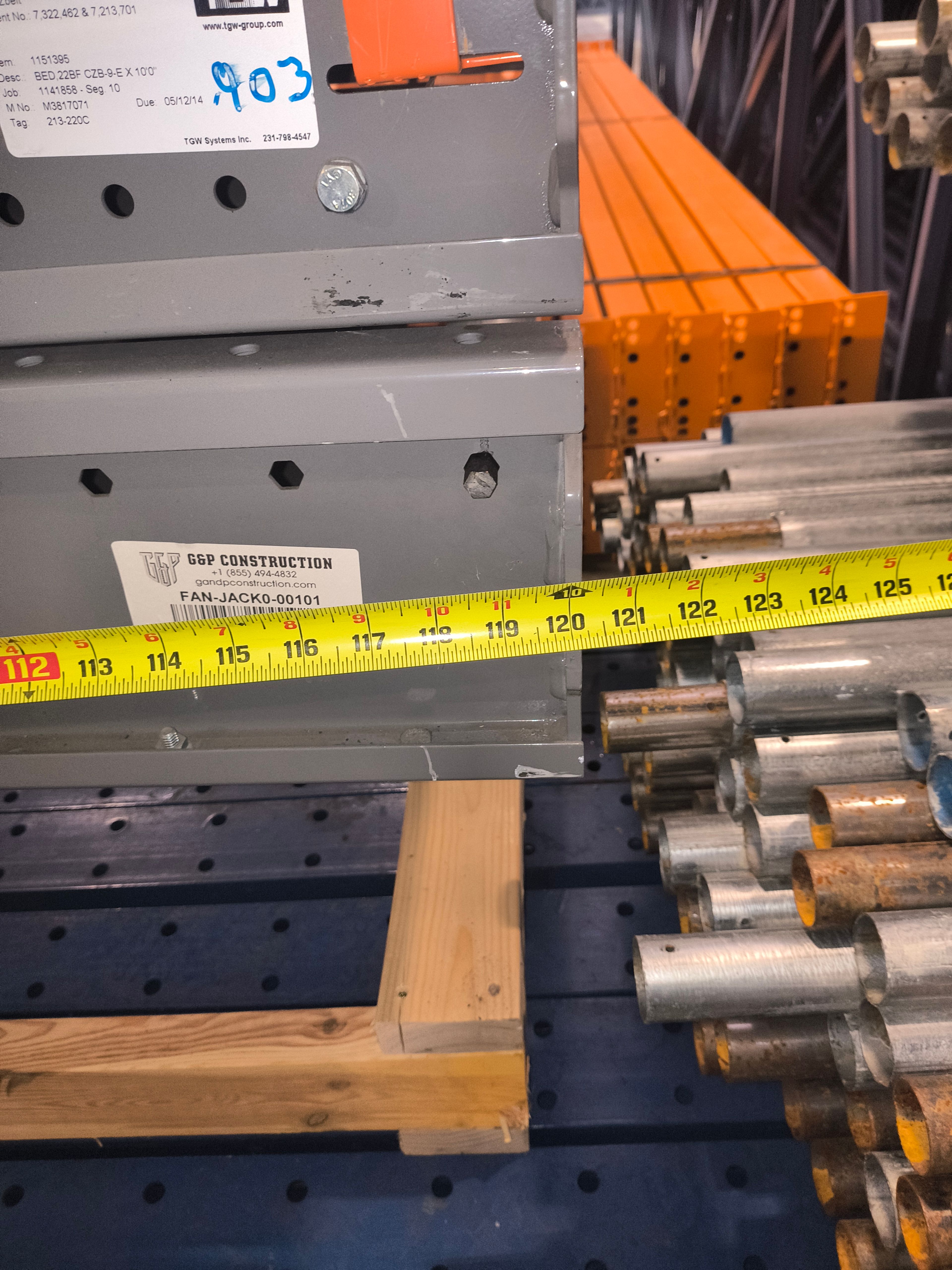 TGW Powered Conveyor Bed - 10' - Document 6