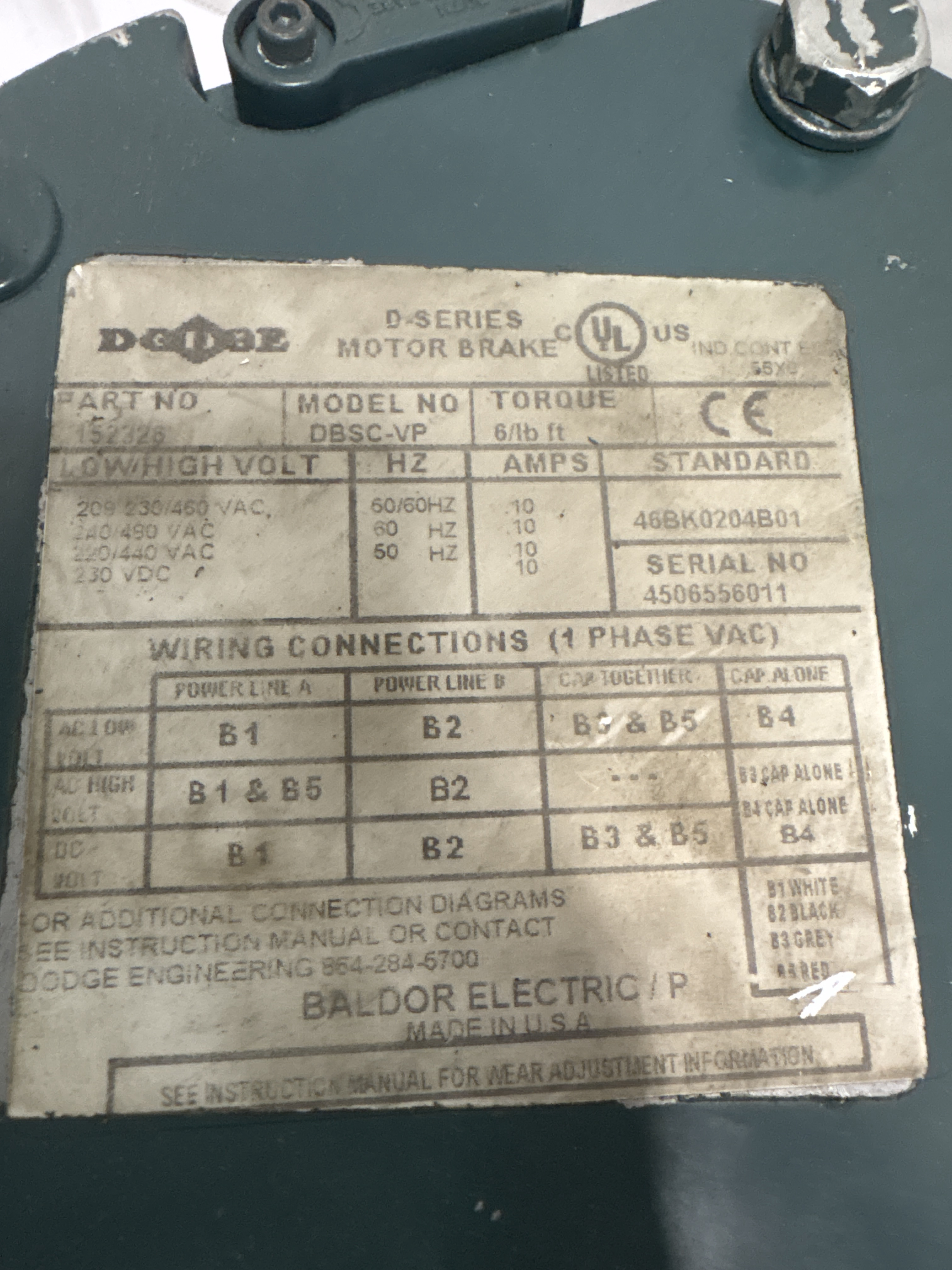 Baldor Reliance - 3 HP Electric Motor - VUHM3611T