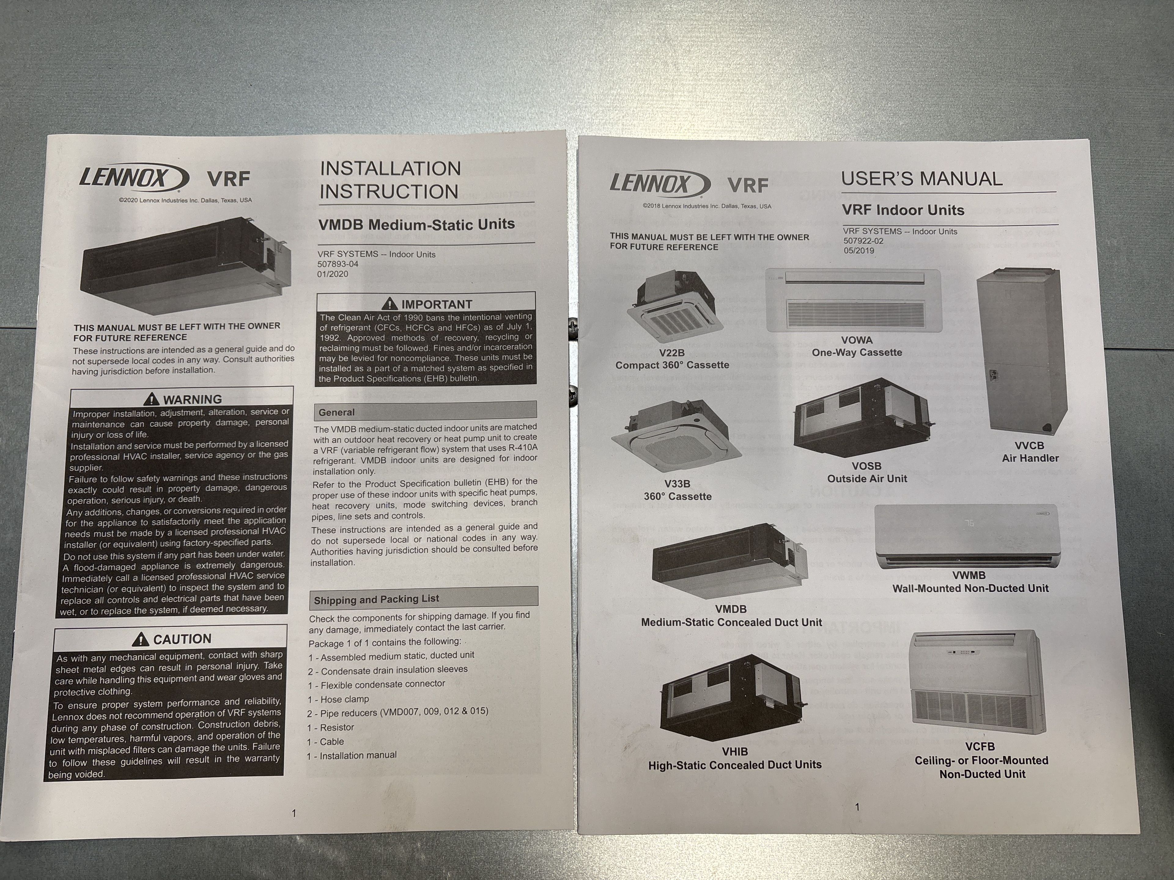 Lennox - A/C Unit VMDB009H4-3 - Document 6