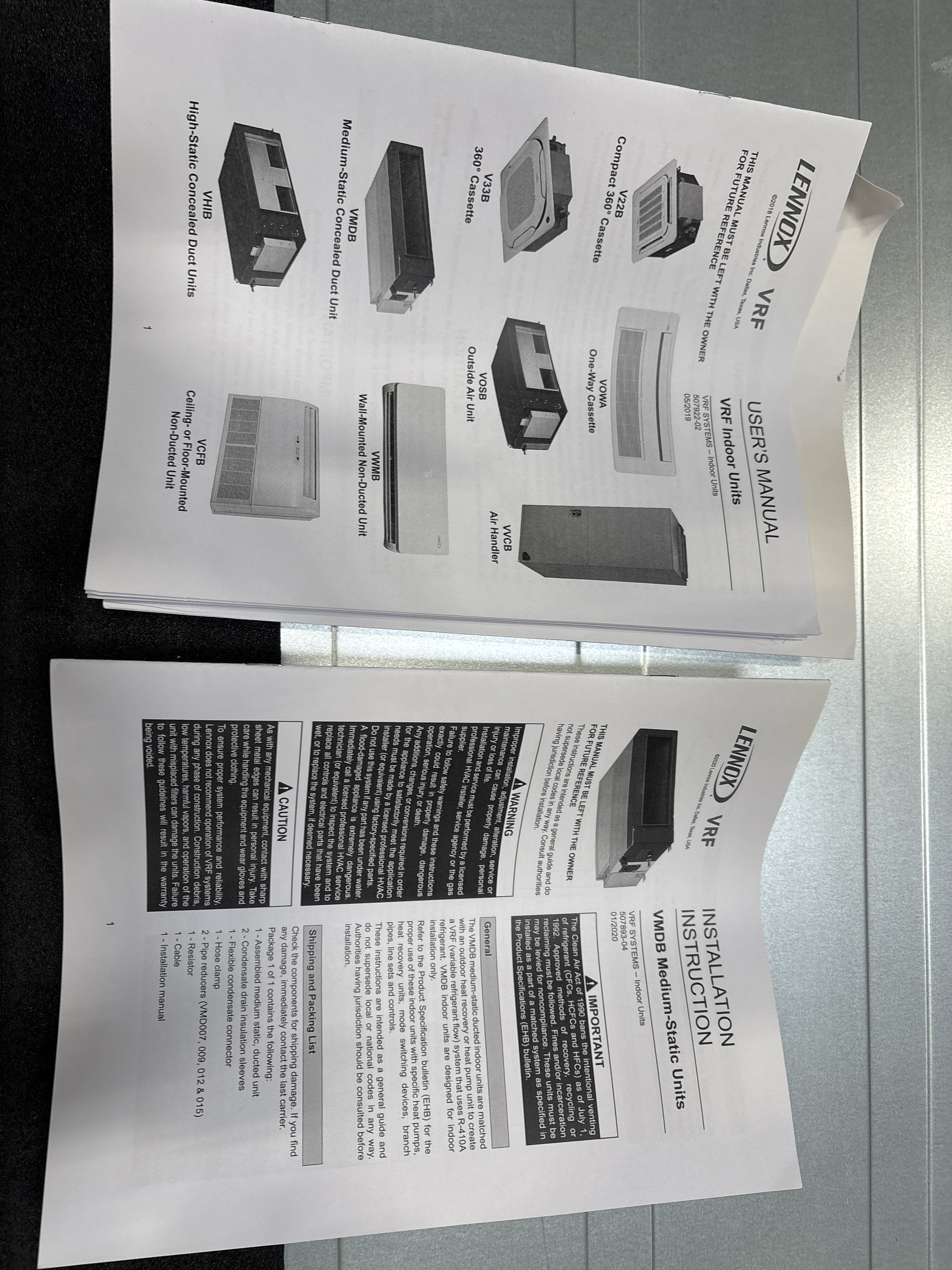 A/C Unit - Medium-Static Conce