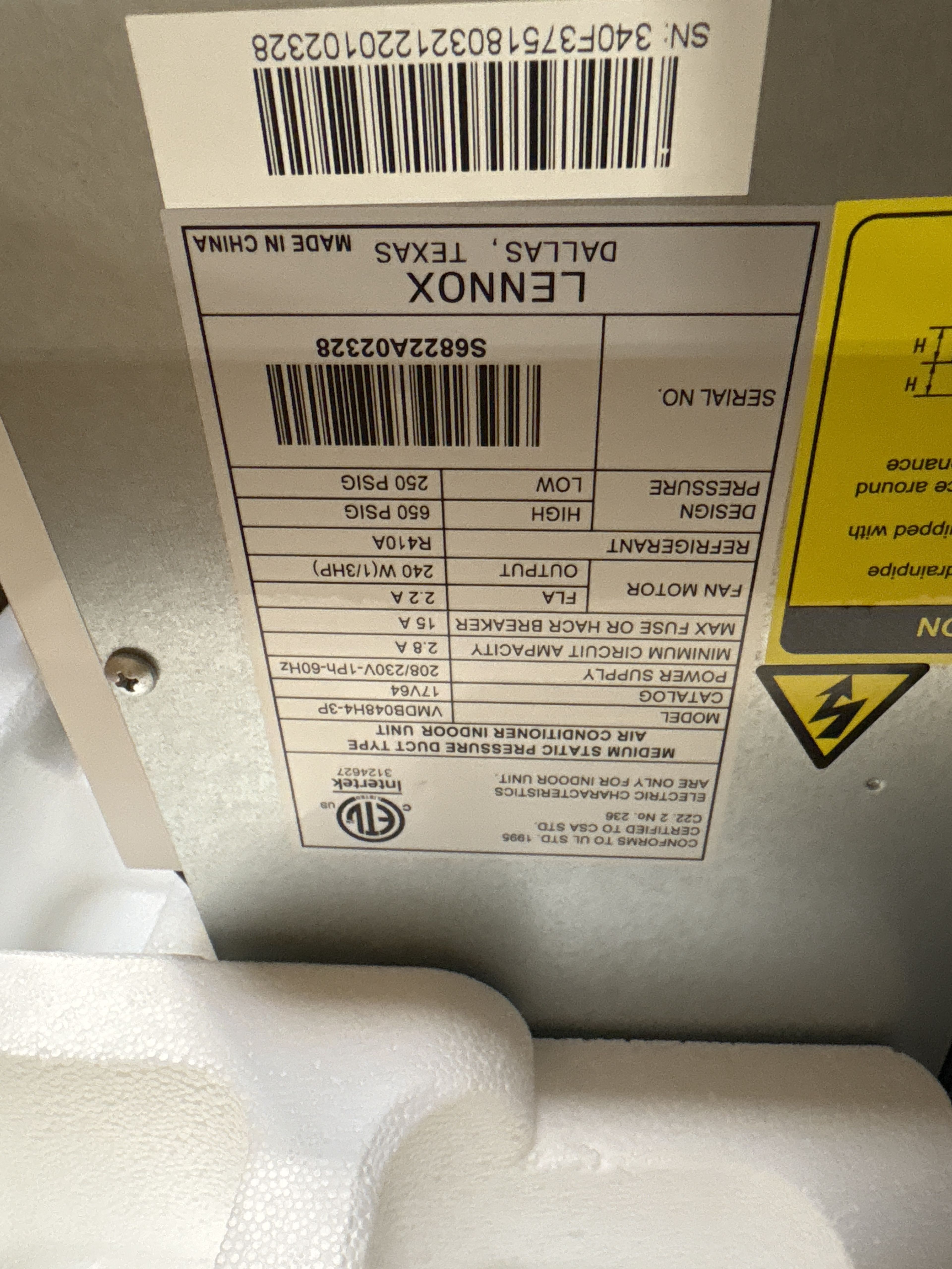 A/C Unit - Medium-Static Conce - Document 5