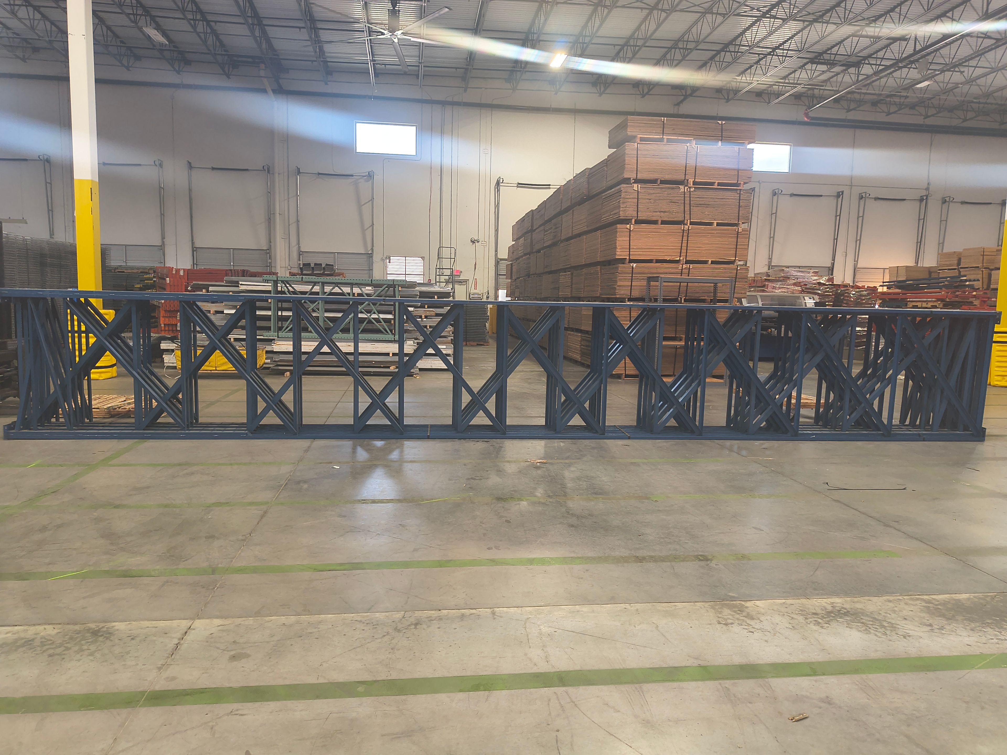 Structural frame 54" x 32' double reinforced 