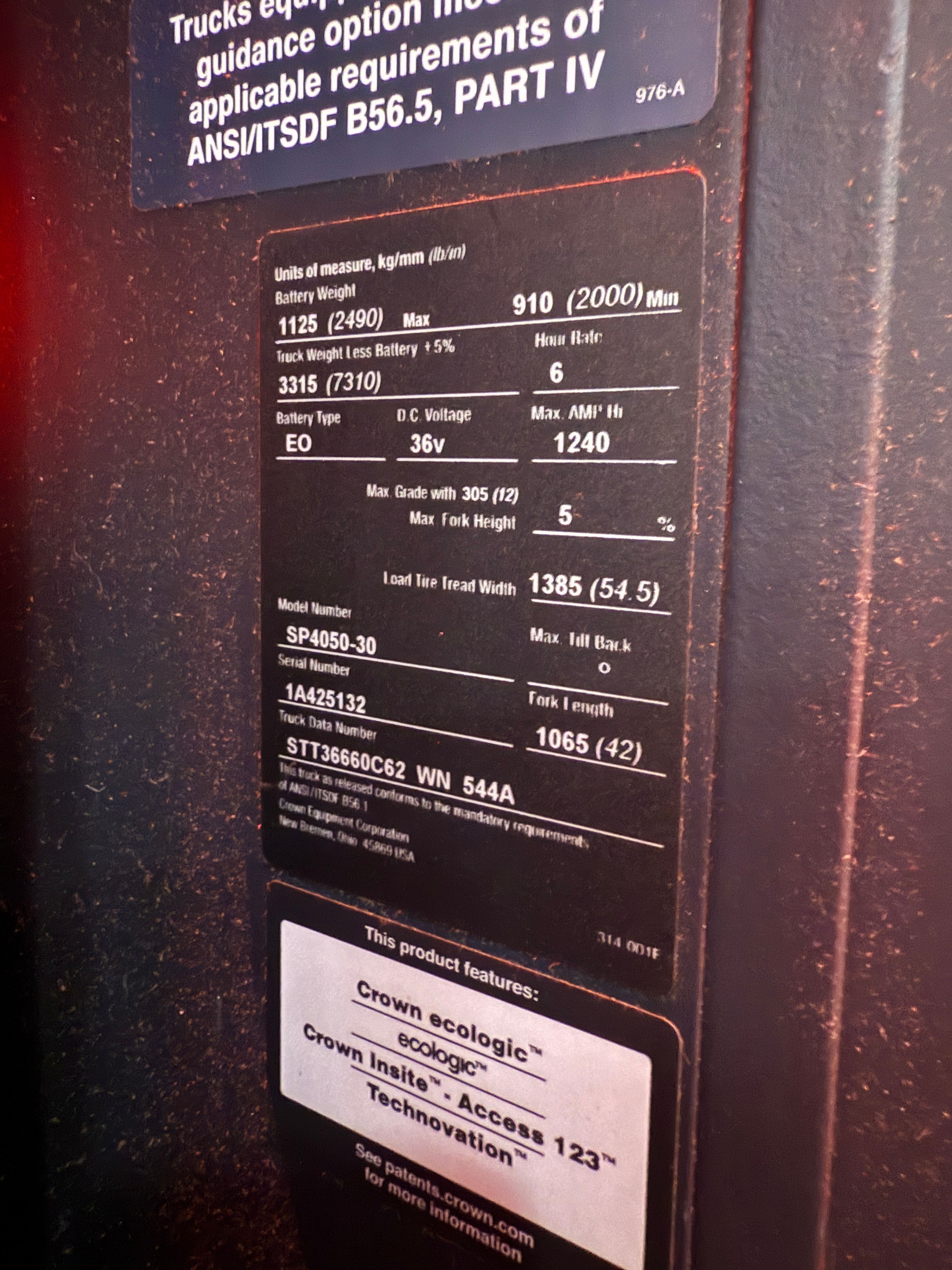 Crown Order Picker - SP-4000 - Document 7