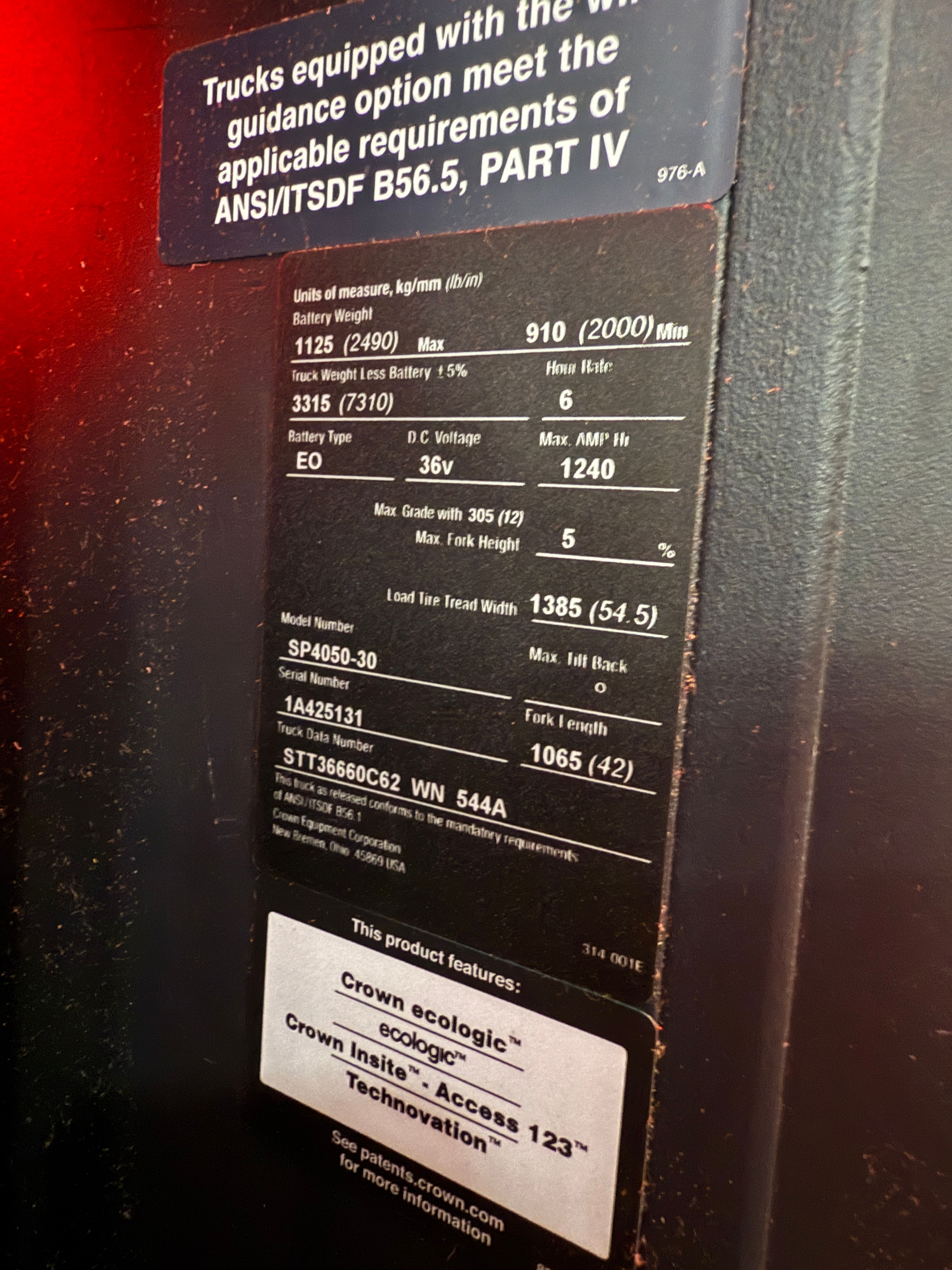 Crown Order Picker - SP-4000 - Document 7