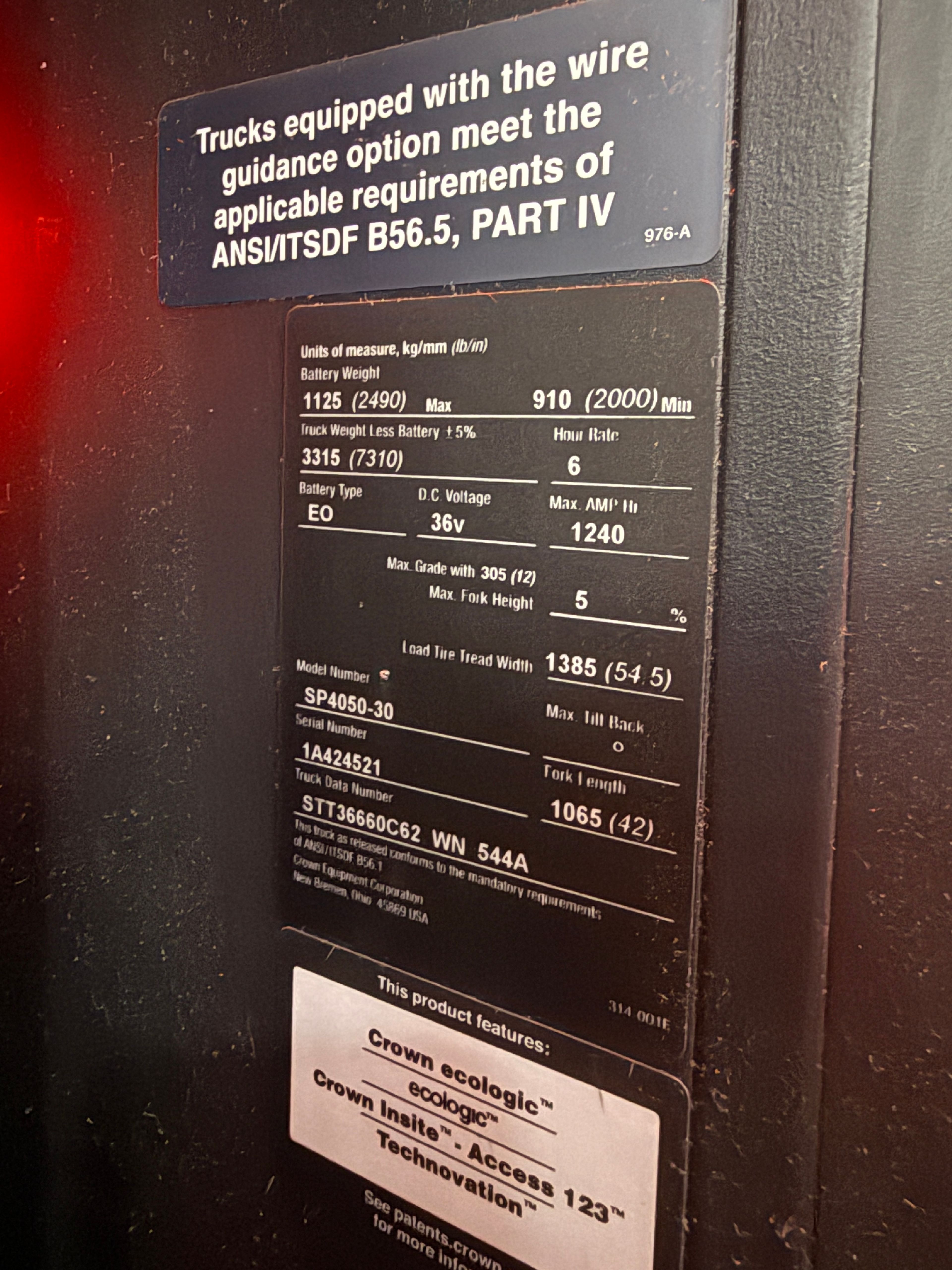 Crown Order Picker - SP-4000 - Document 7