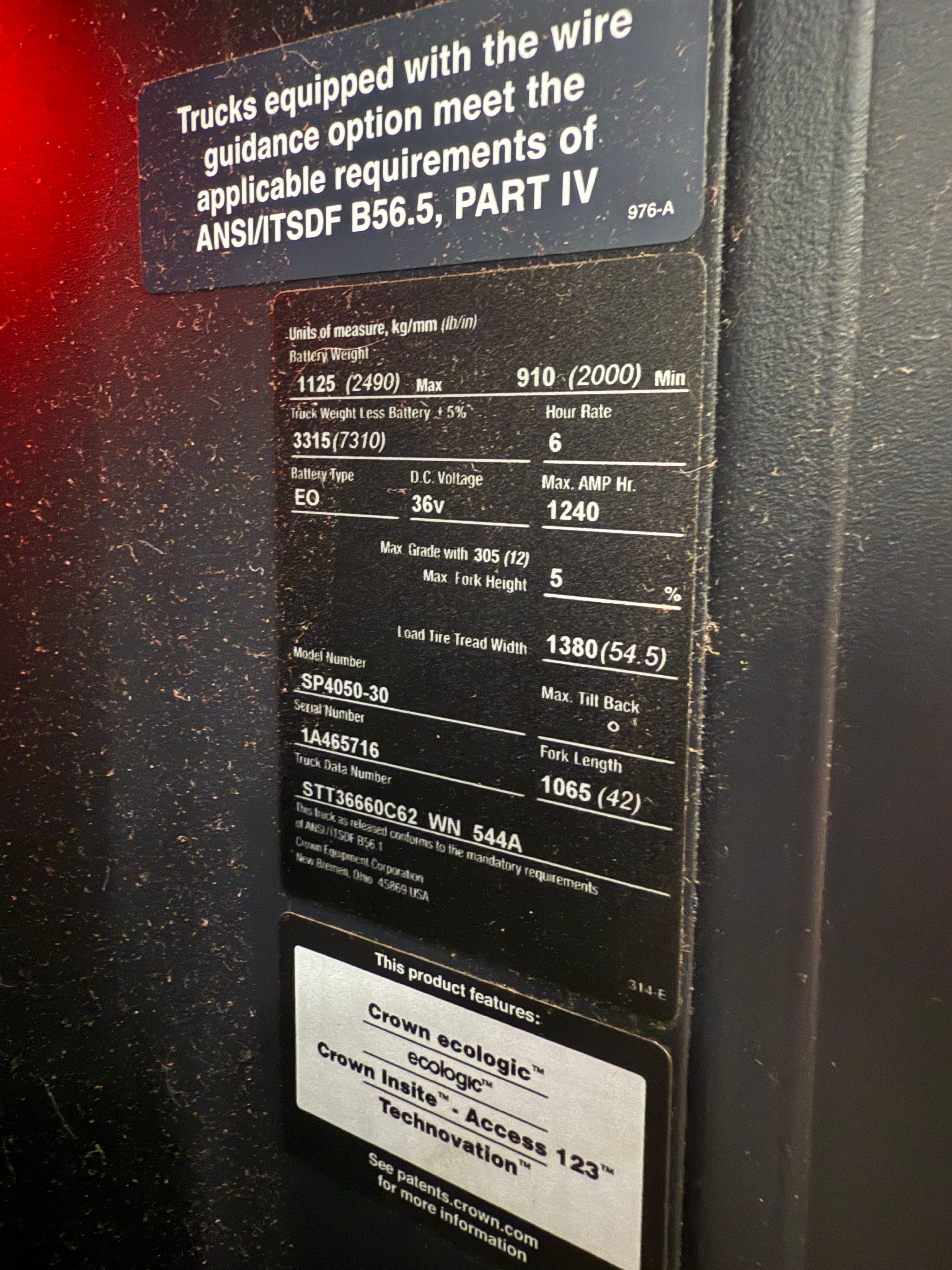 Crown Order Picker - SP-4000 - Document 7