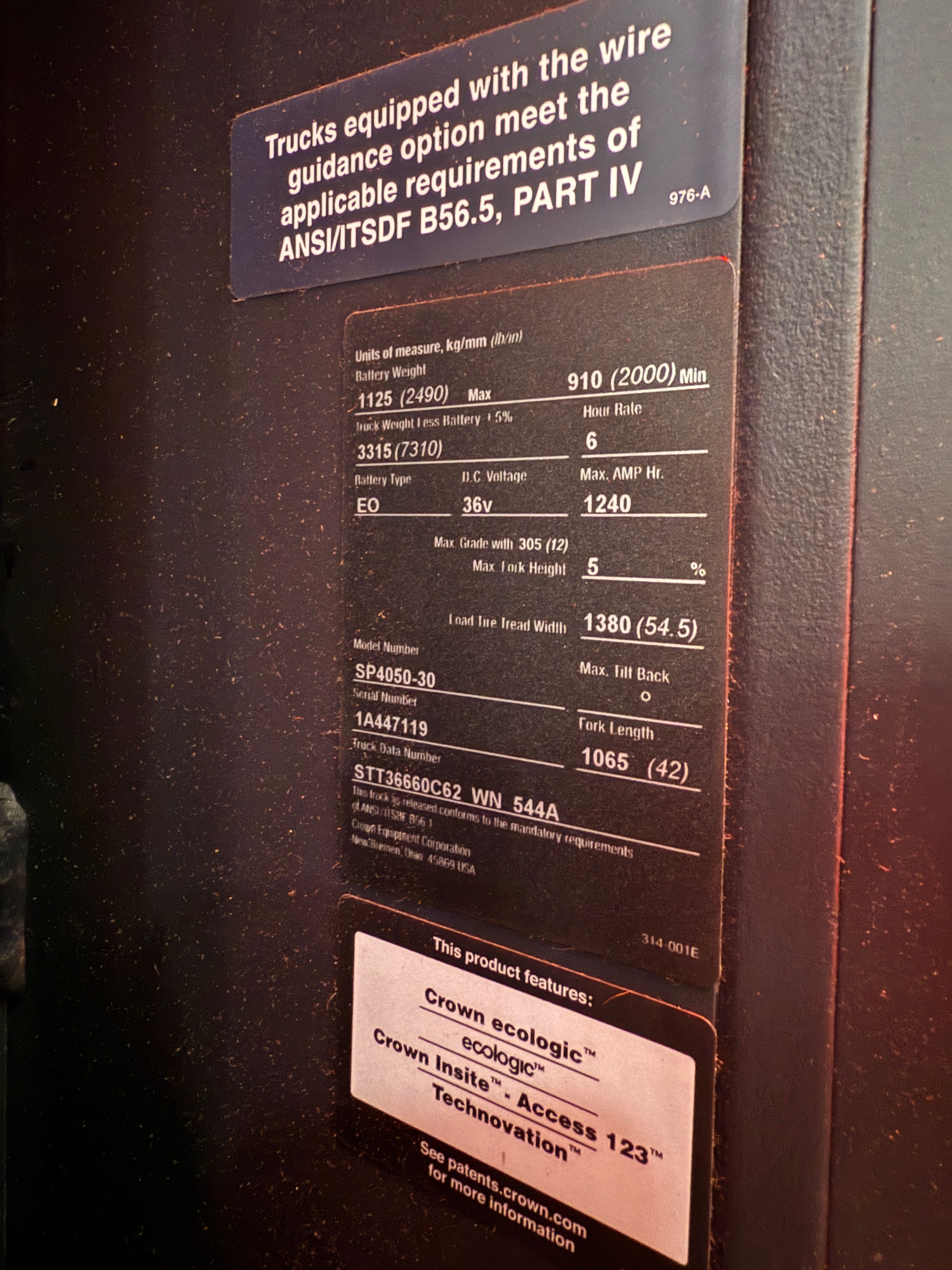 Crown Order Picker - SP-4000 - Document 7