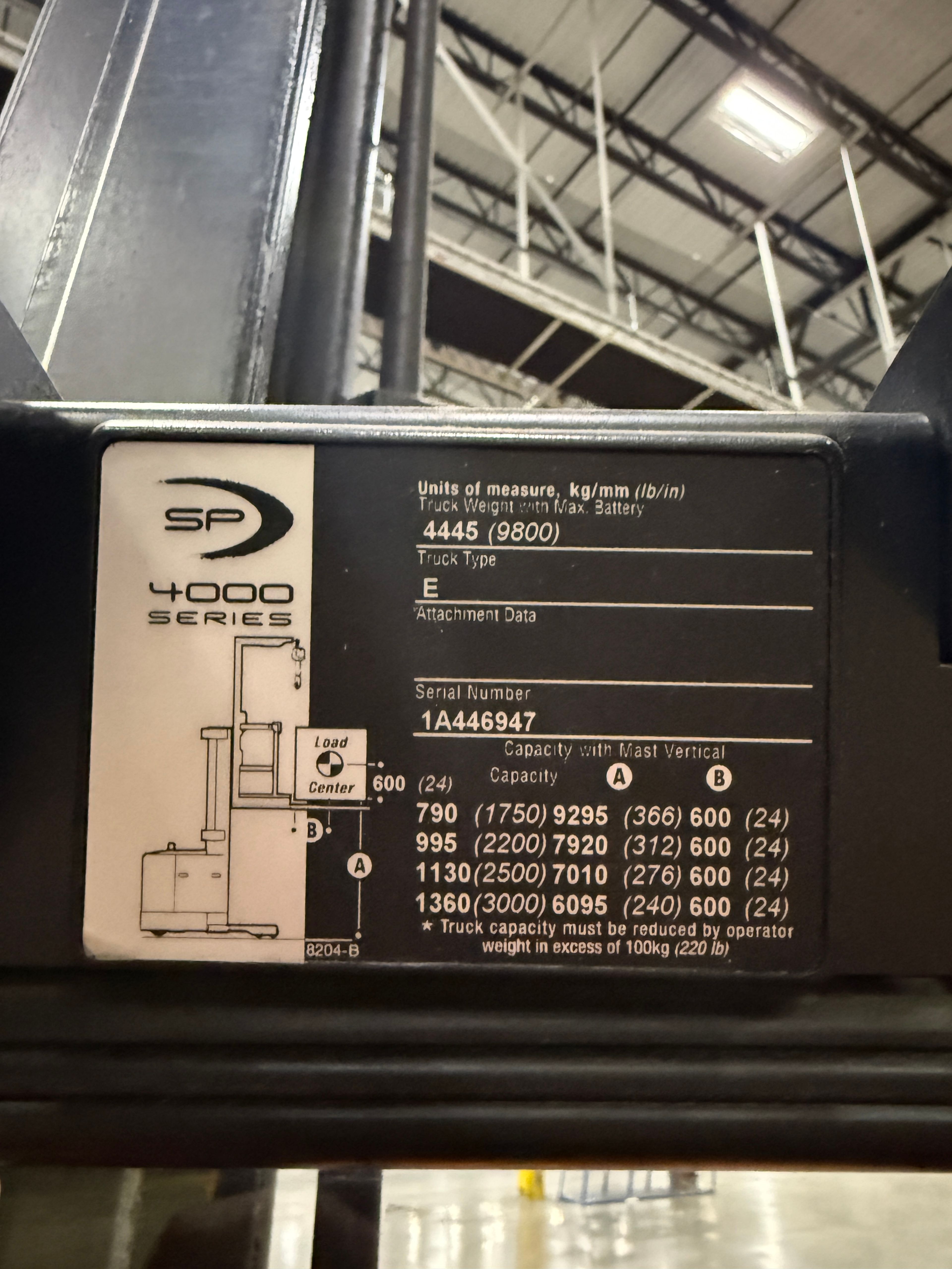 Crown Order Picker - SP-4000 - Document 8
