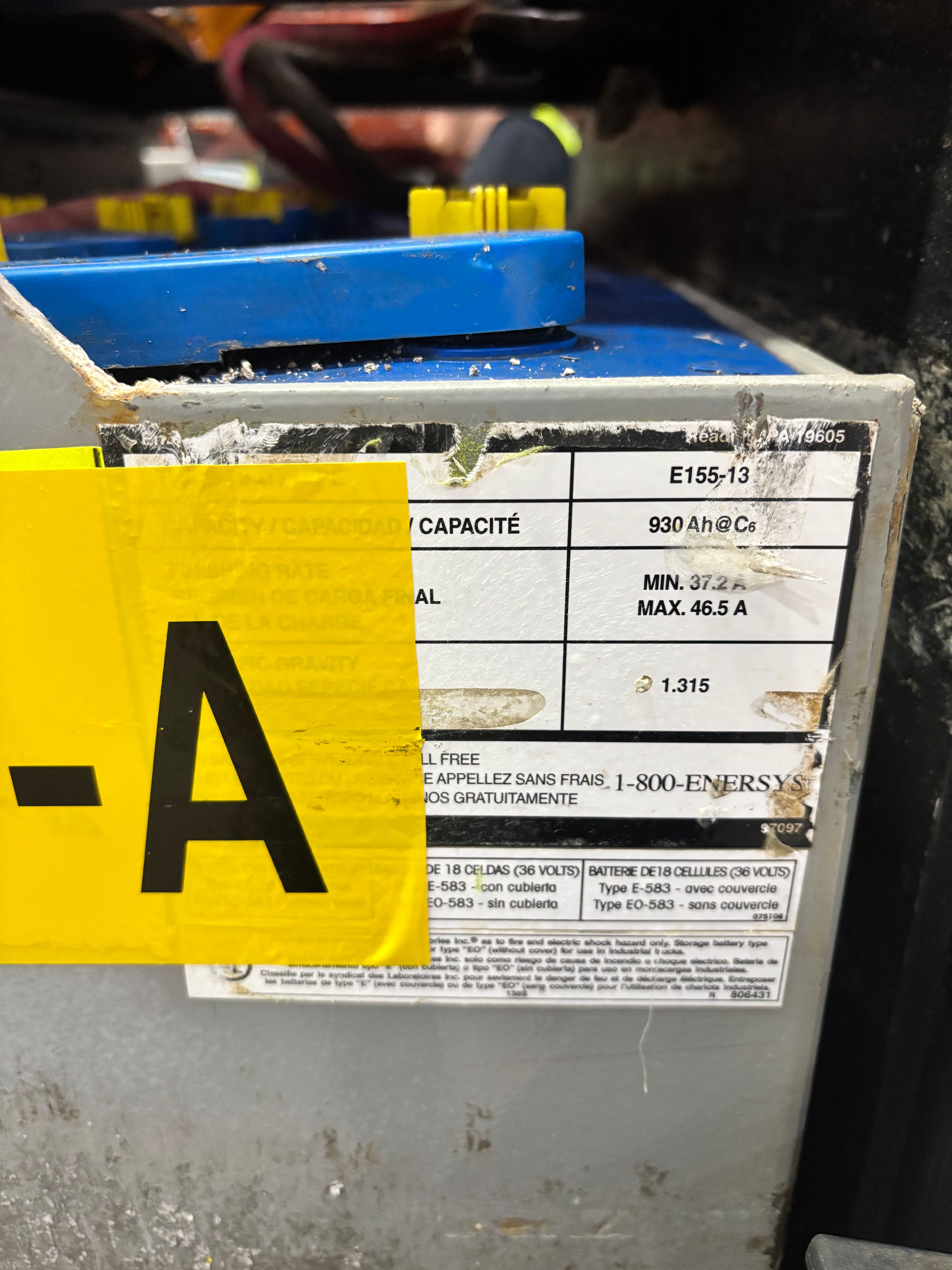36 Volt Battery - Enersys - Document 3