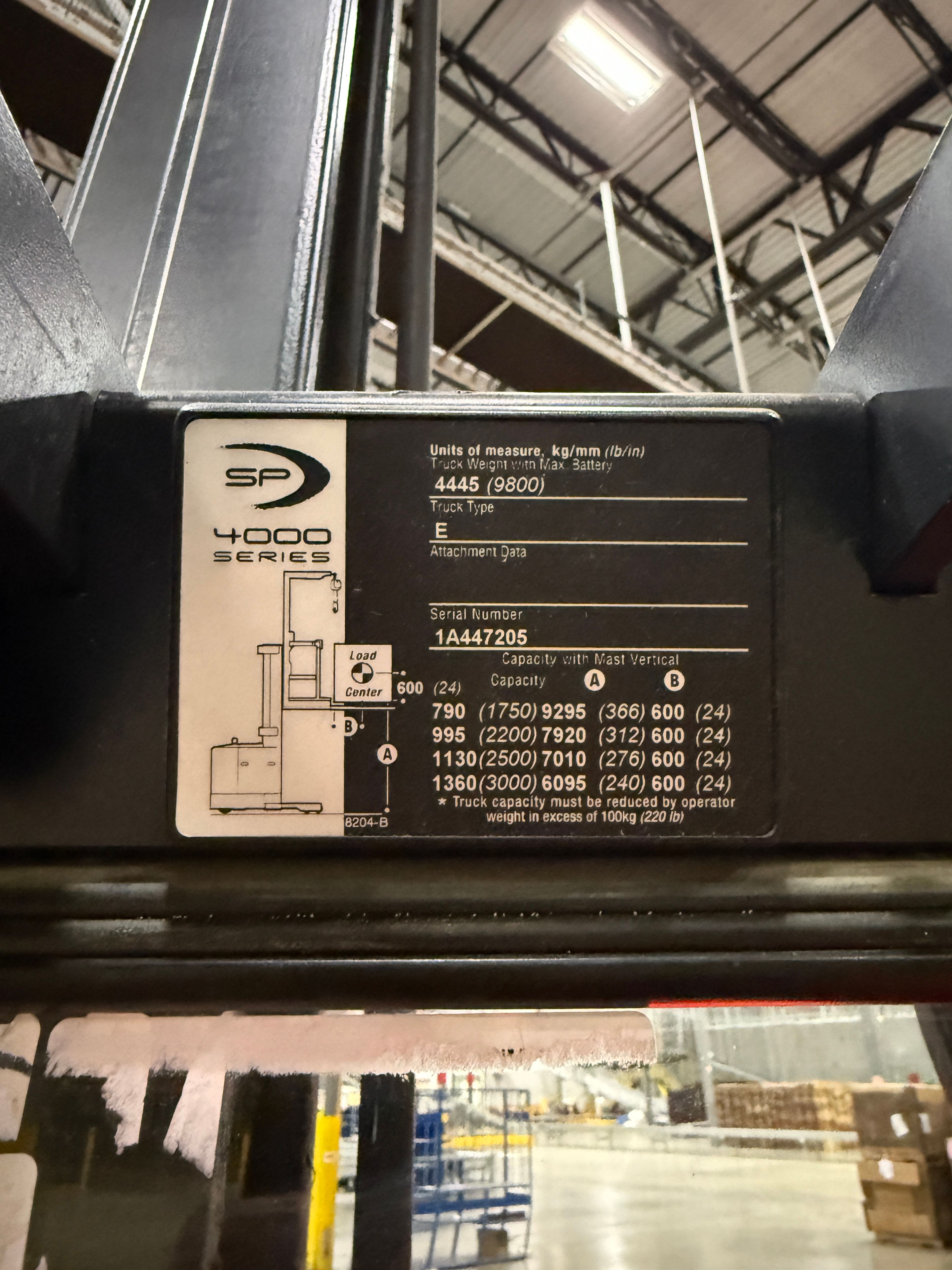 Crown Order Picker - SP-4000 - Document 8