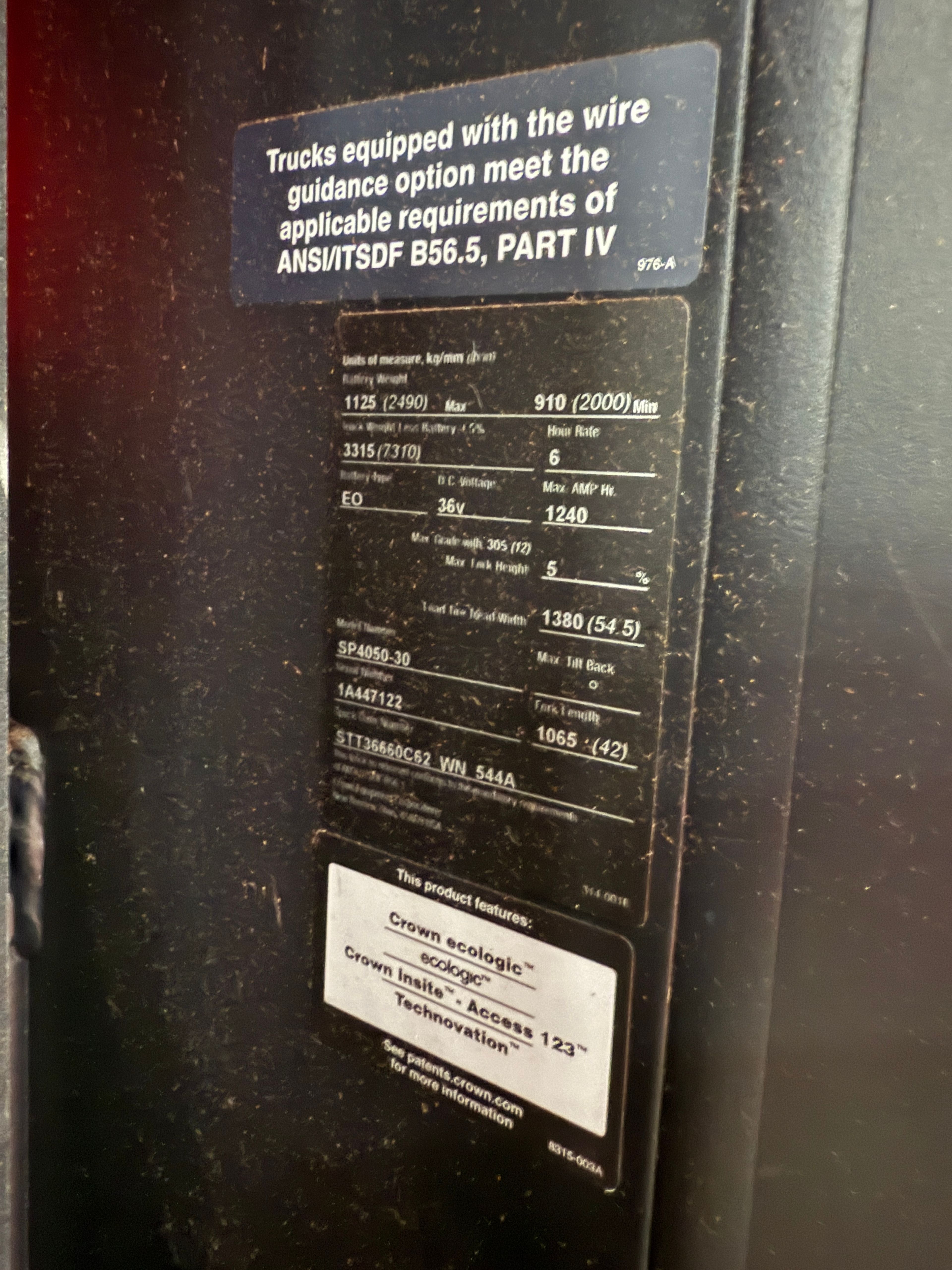 Crown Order Picker - SP-4000 - Document 7