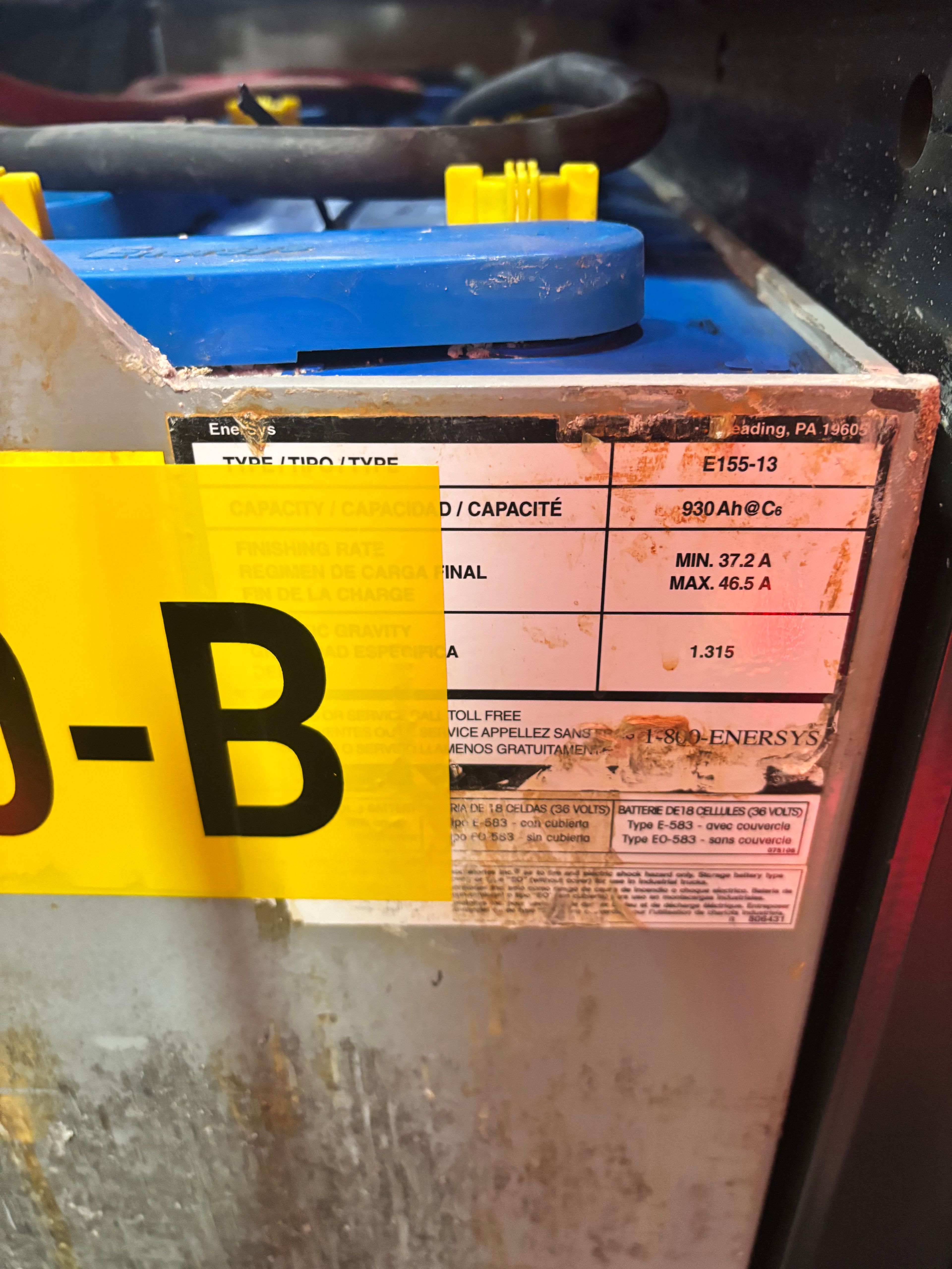 36 Volt Battery - Enersys - Document 3