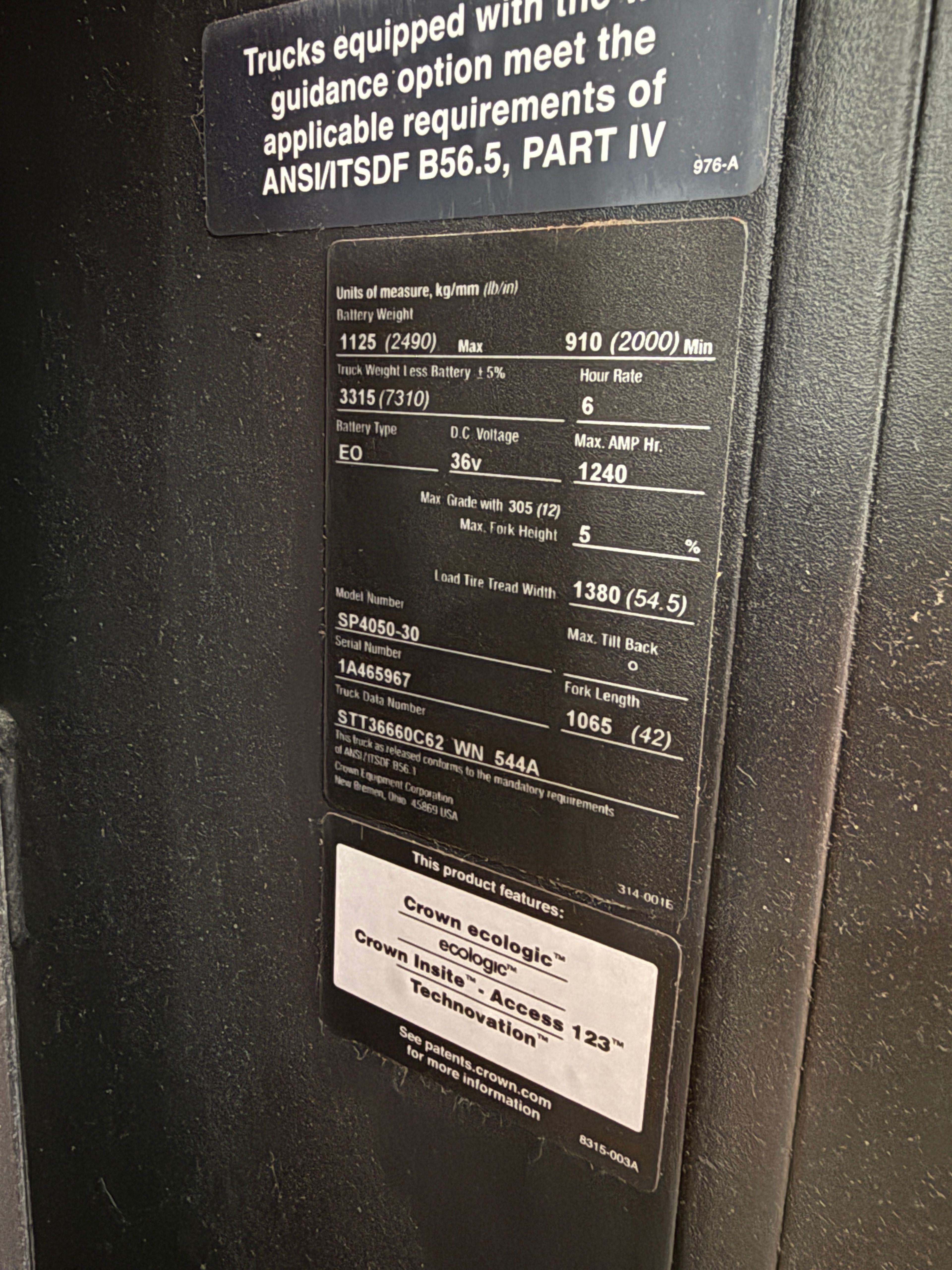 Crown Order Picker - SP-4000 - Document 7