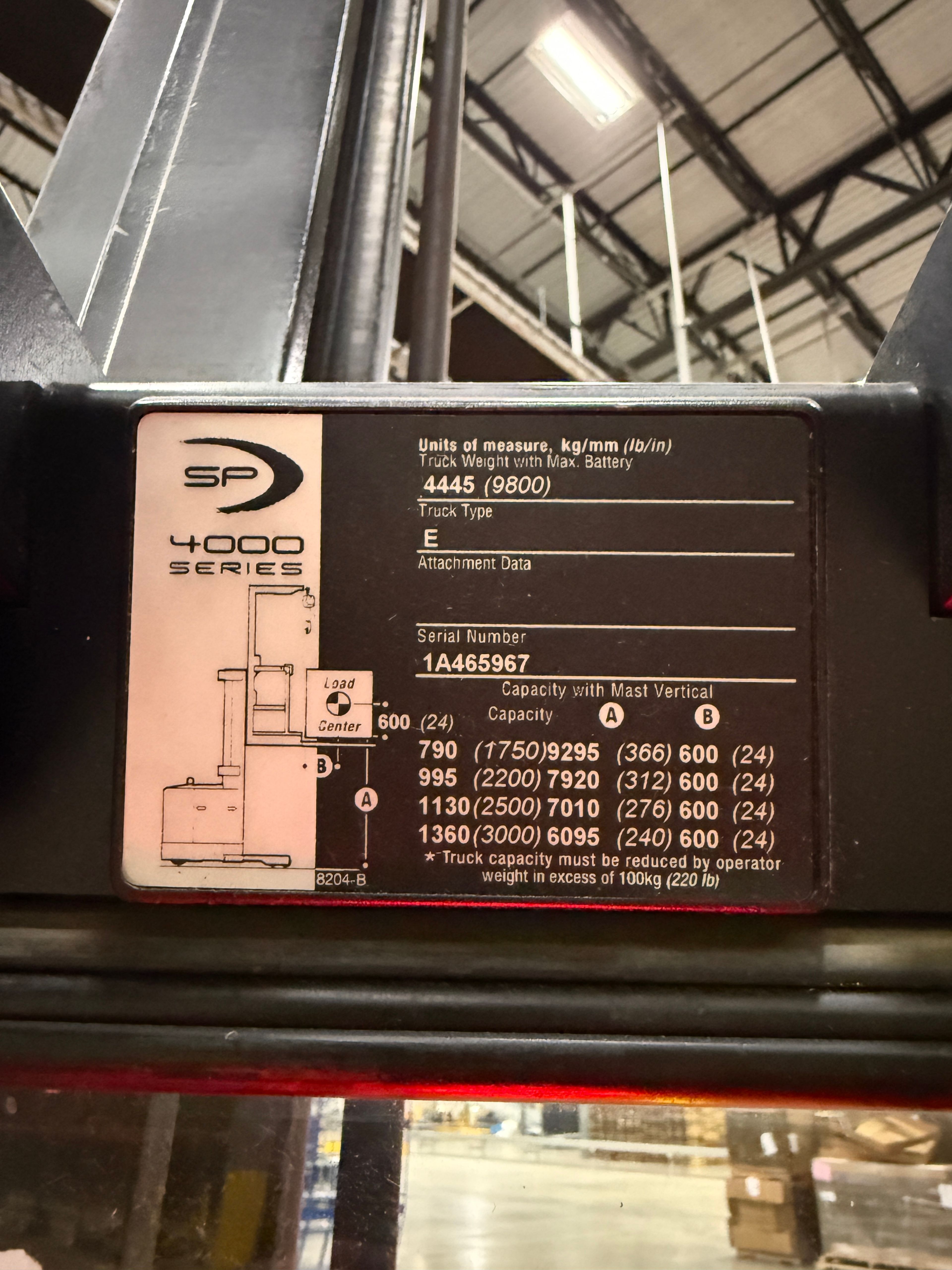 Crown Order Picker - SP-4000 - Document 8