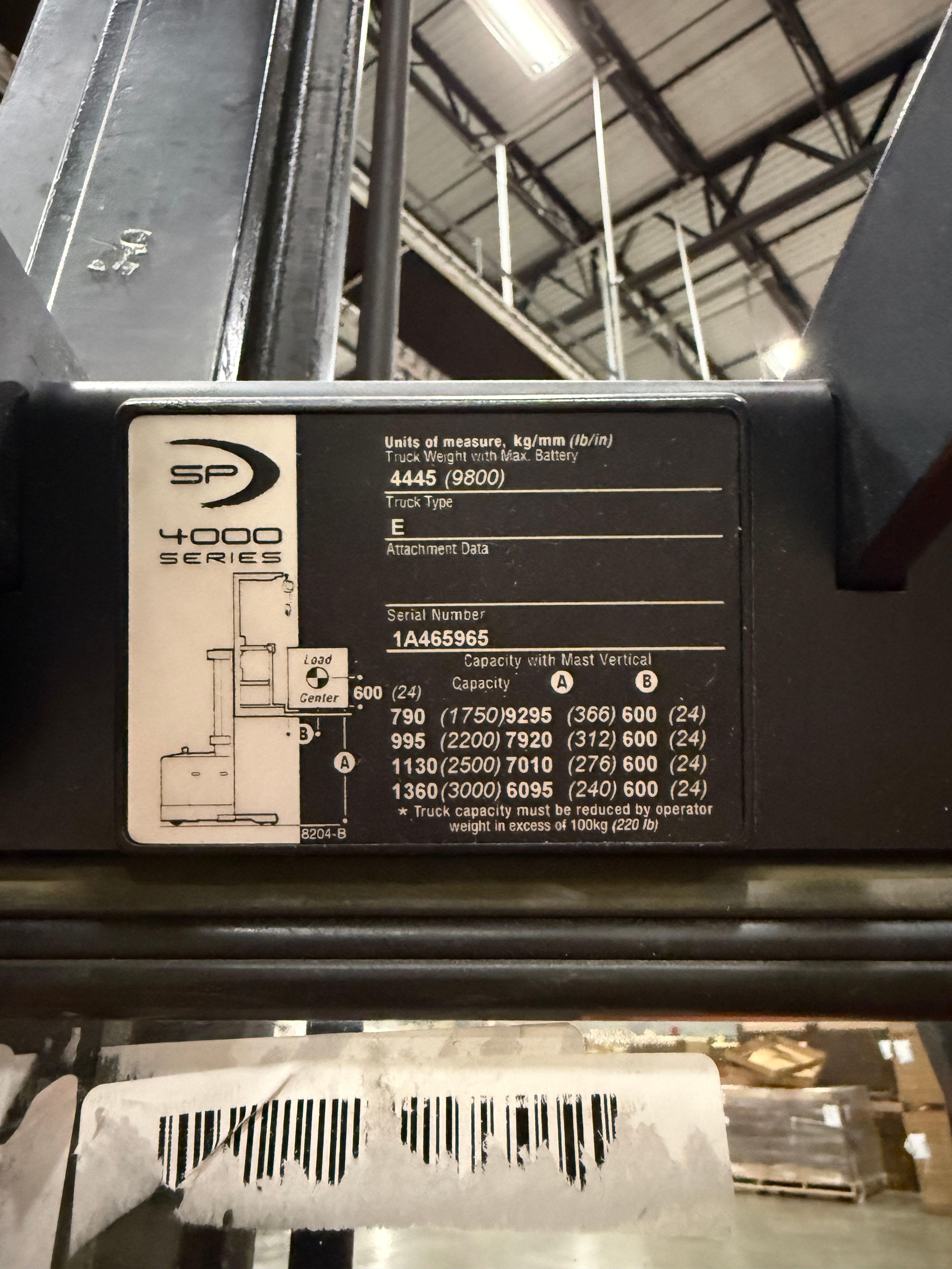 Crown Order Picker - SP-4000 - Document 8