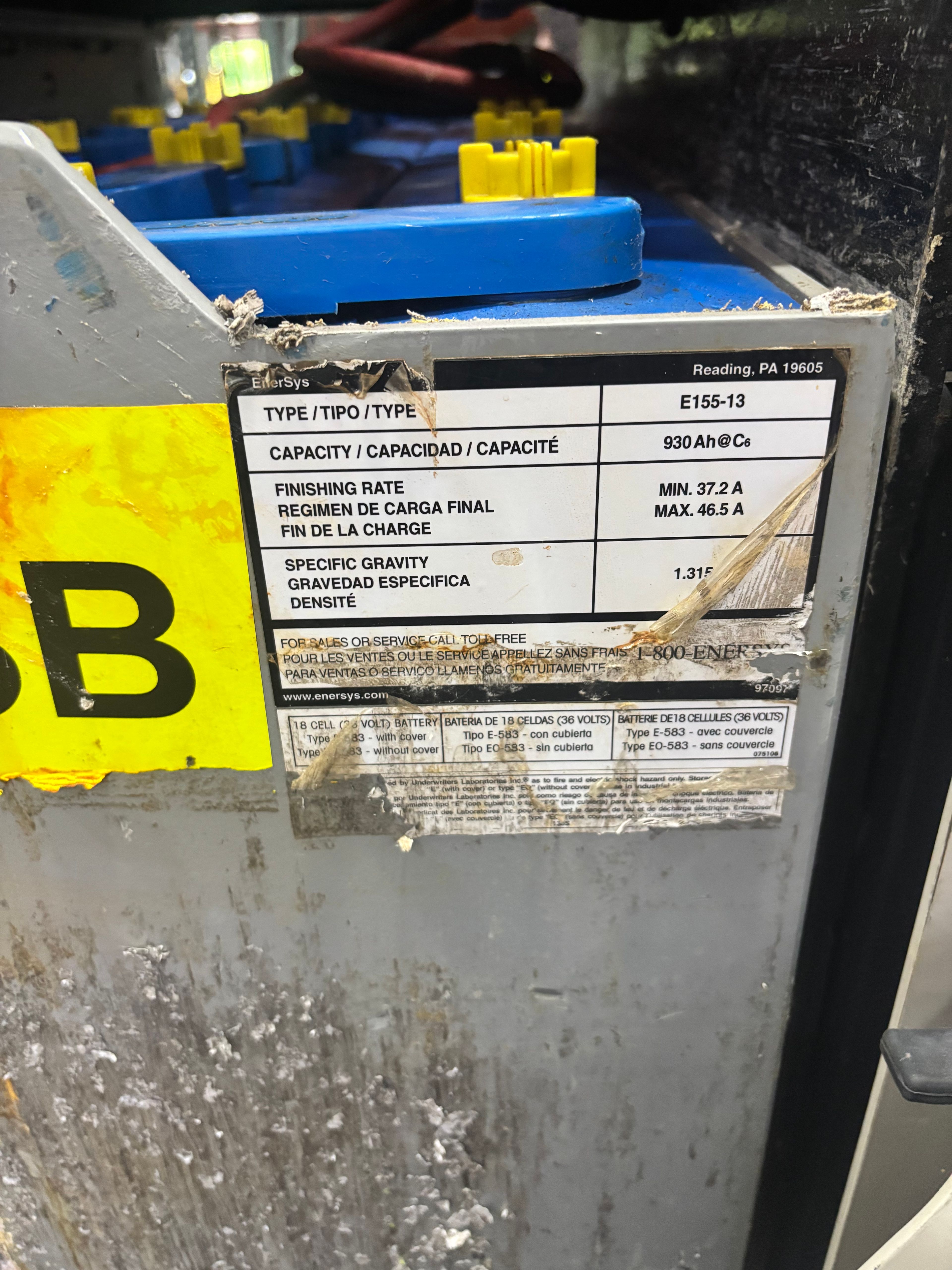 36 Volt Battery - Enersys - Document 3